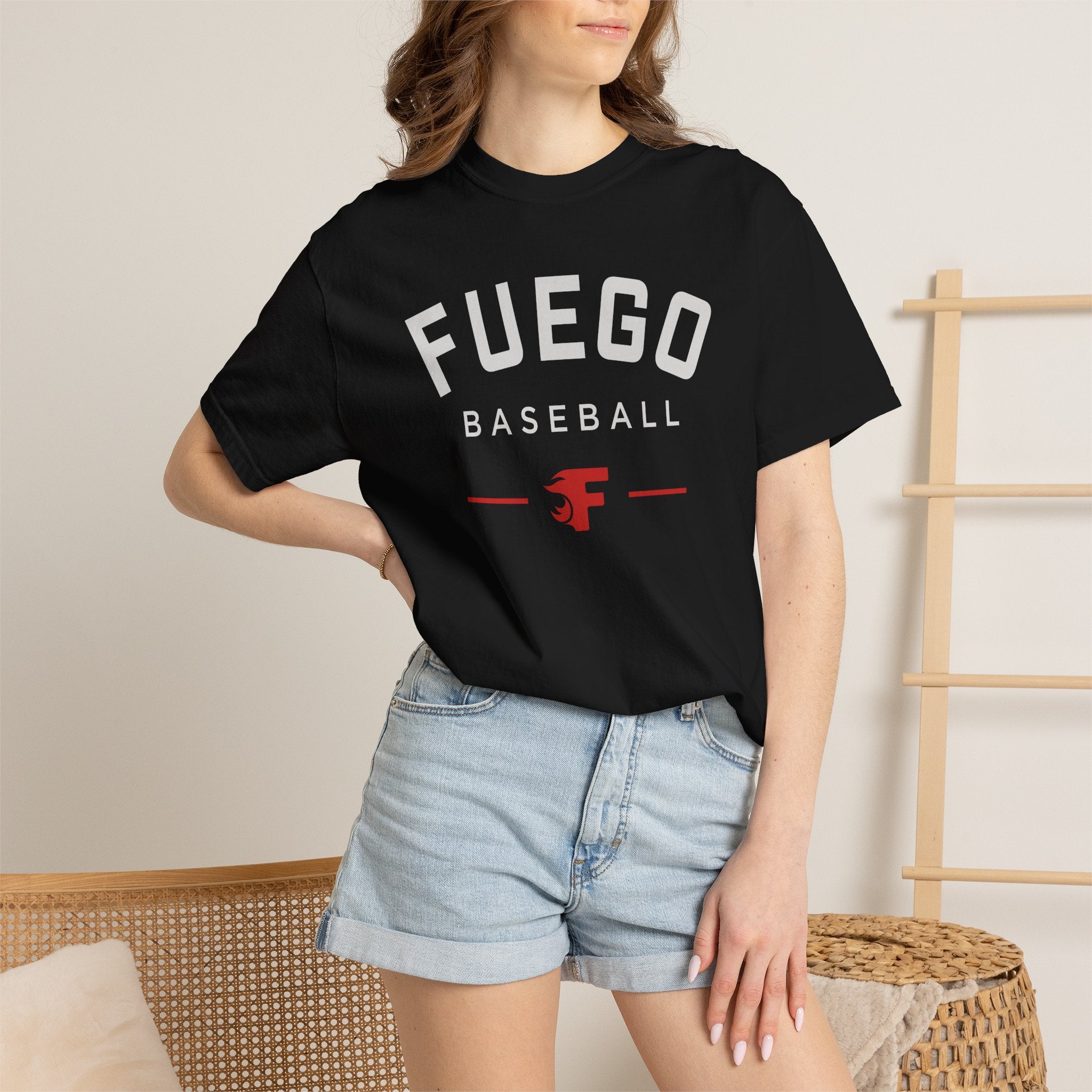 Fuego Baseball T-Shirt — Vintage Athletic Tee