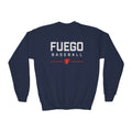 Youth: Fuego Baseball Wordmark Crewneck Sweatshirt