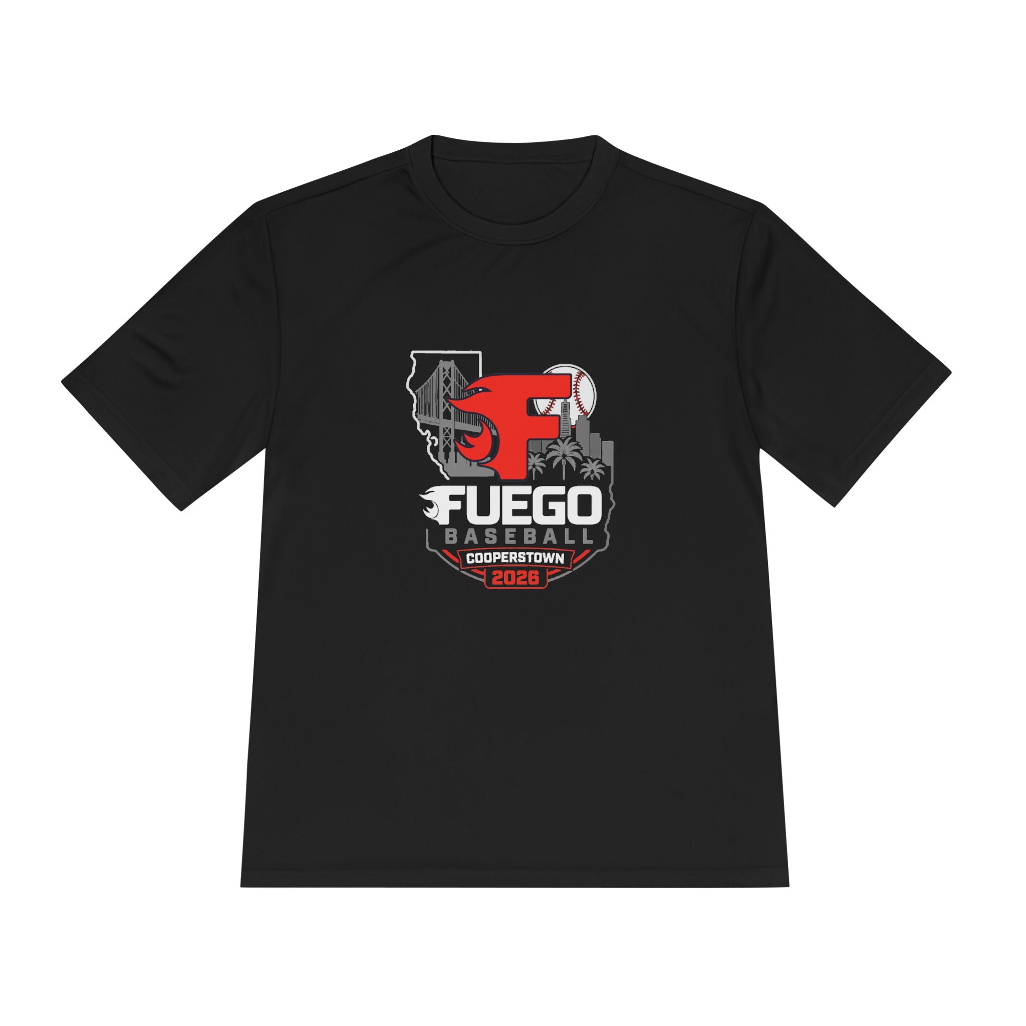 Fuego "Cali" Cooperstown Performance Tee (Dark)