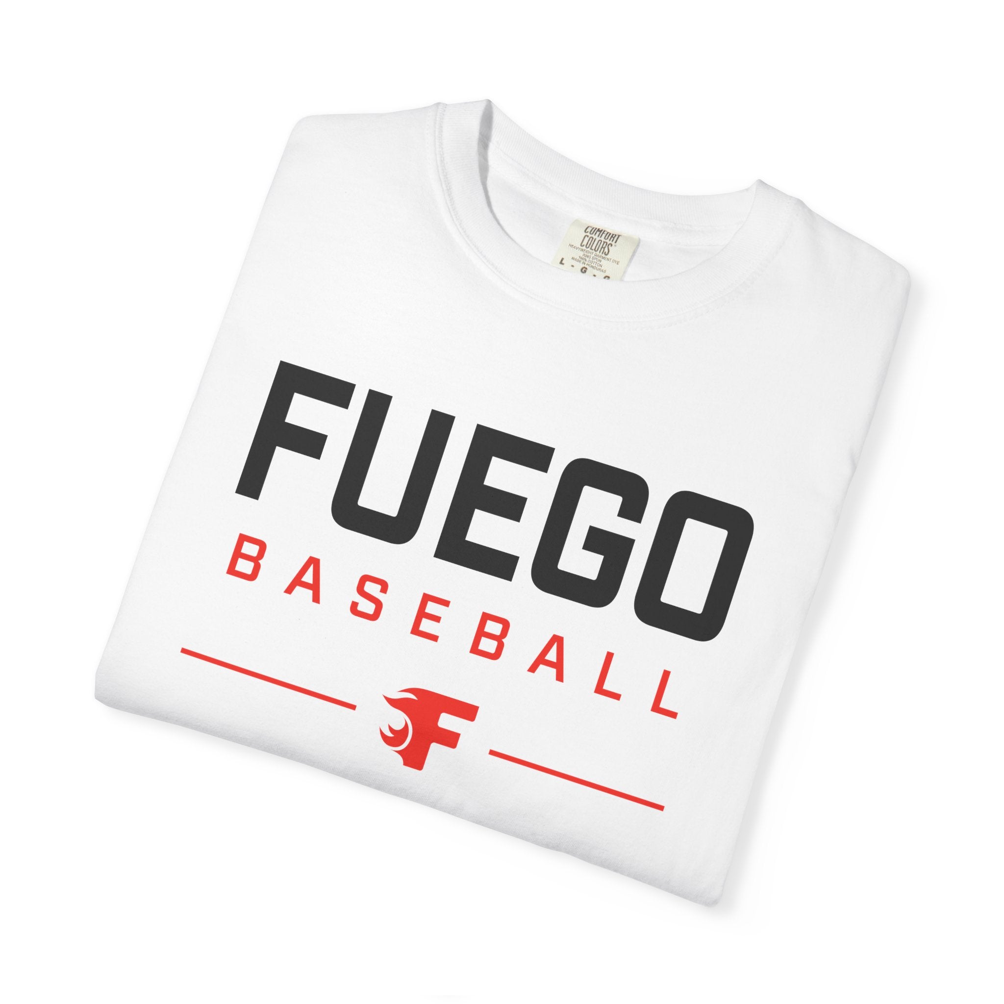 Unisex Fuego Baseball "Wordmark" Logo T-Shirt — Vintage Athletic Tee