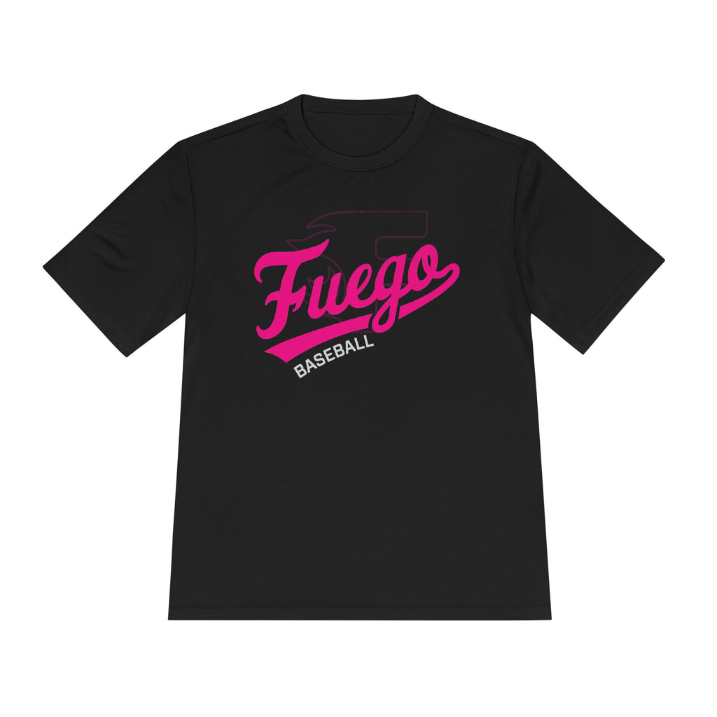 Adult: Think Pink - Fuego "Cursive" Logo - Performance Tee