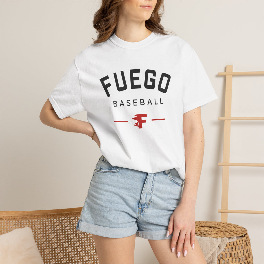 Unisex Fuego Baseball T-Shirt — Vintage Athletic Tee