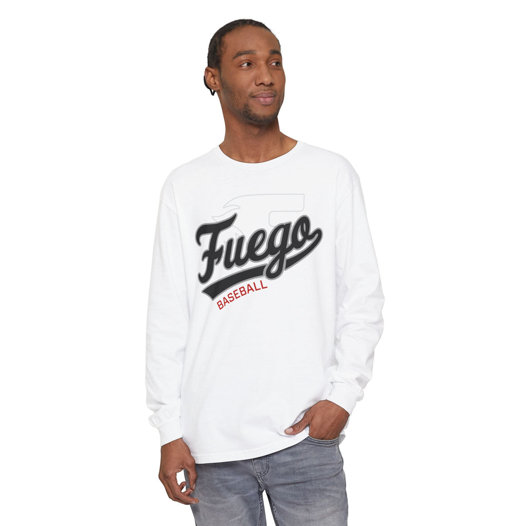 Adult: Fuego "Cursive" Logo - Long Sleeve Tee