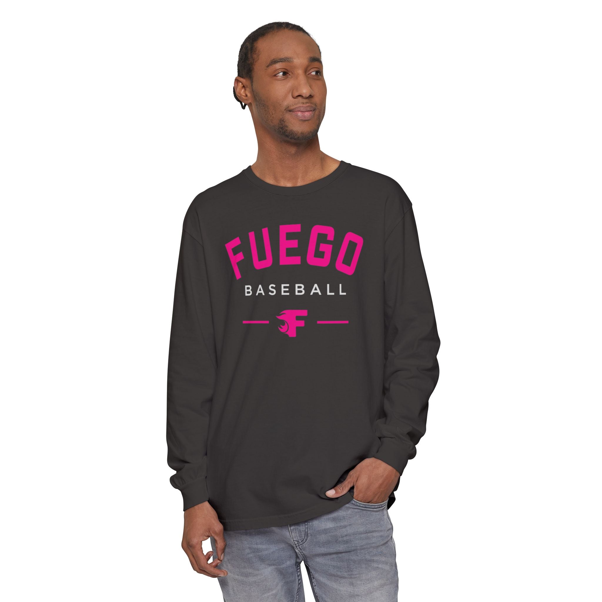 Adult: Think Pink - Fuego Baseball - Long Sleeve Tee
