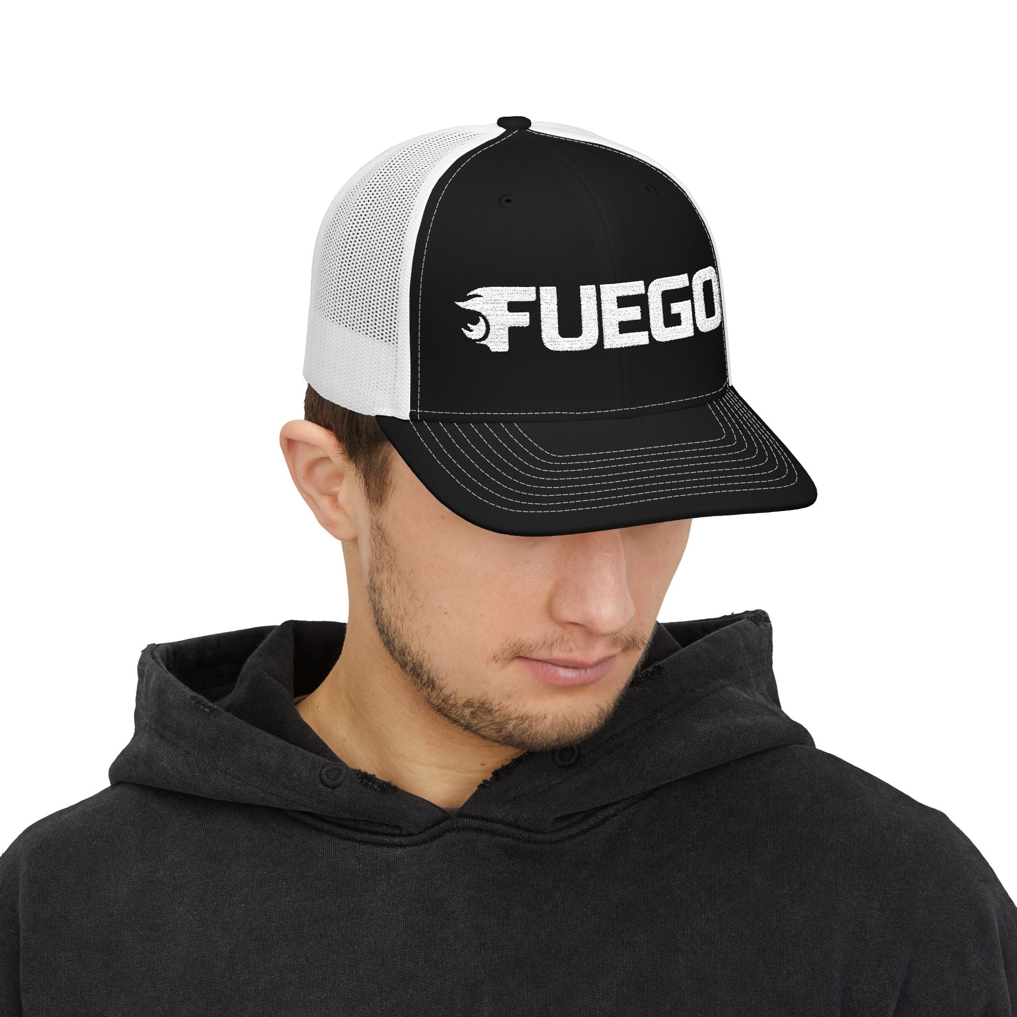 Fuego Wordmark Trucker Cap — Snapback Hat