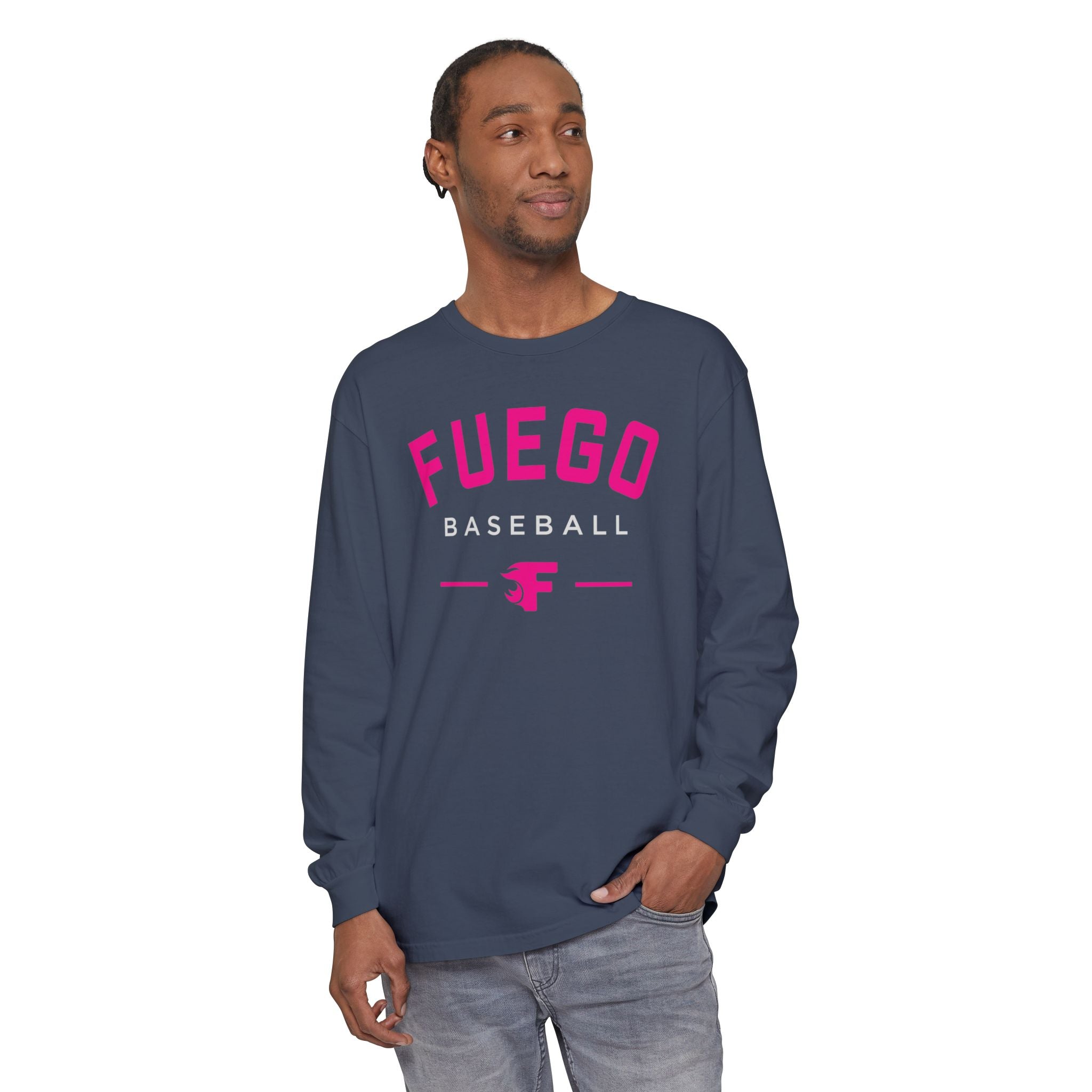 Adult: Think Pink - Fuego Baseball - Long Sleeve Tee