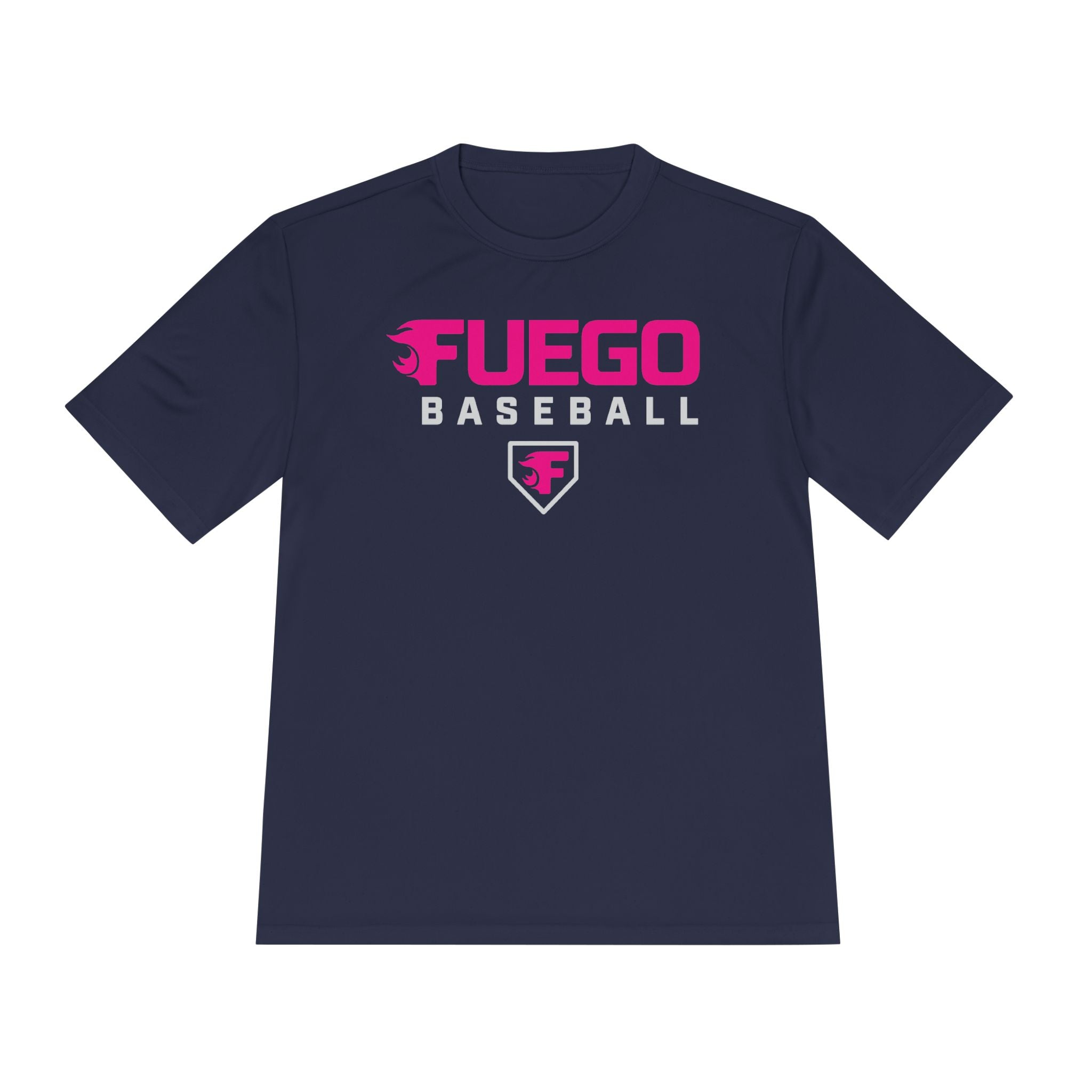 Adult: Think Pink - Fuego Baseball Logo - Performance Tee