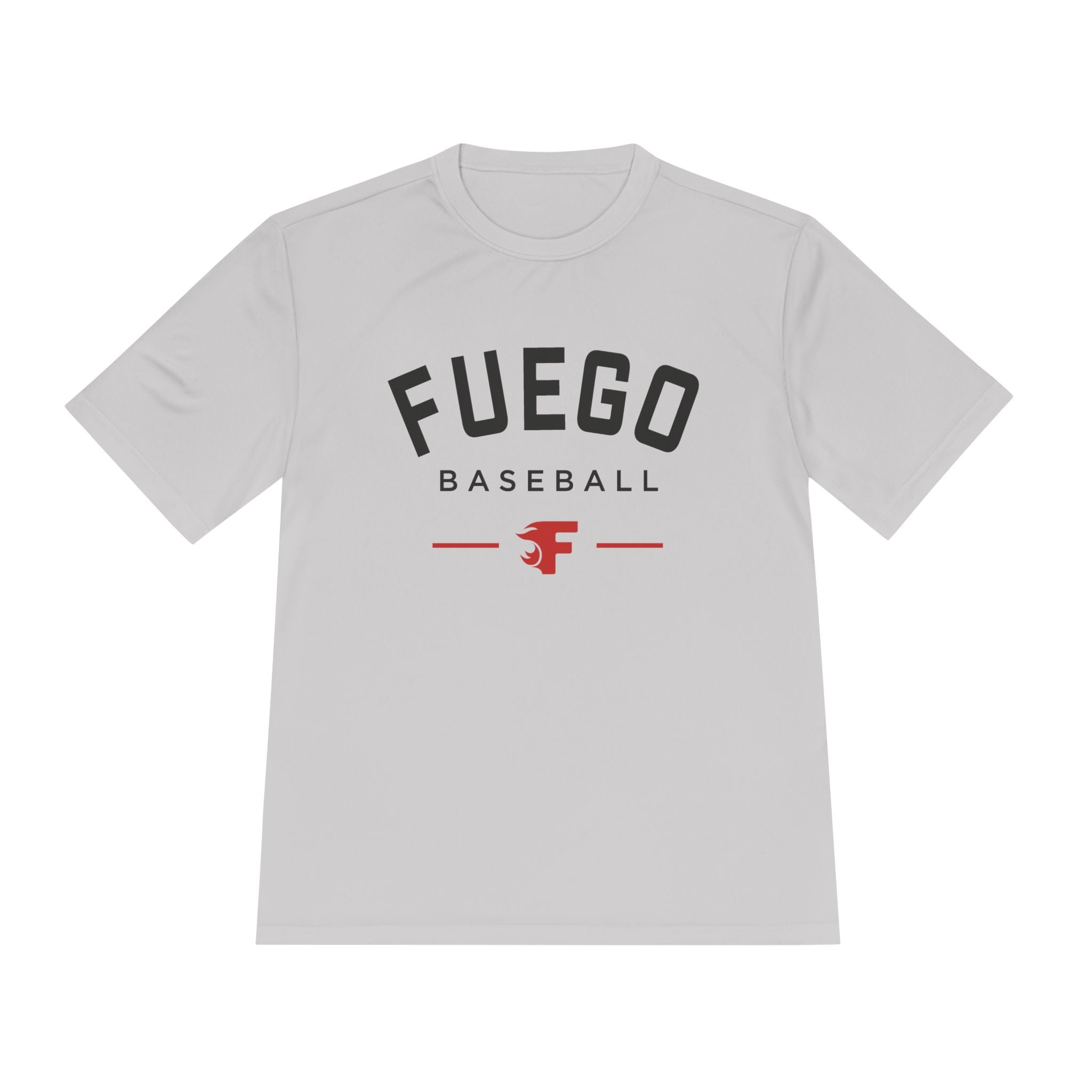 Adult: Fuego "Round Wordmark" Logo Performance Tee (Light)