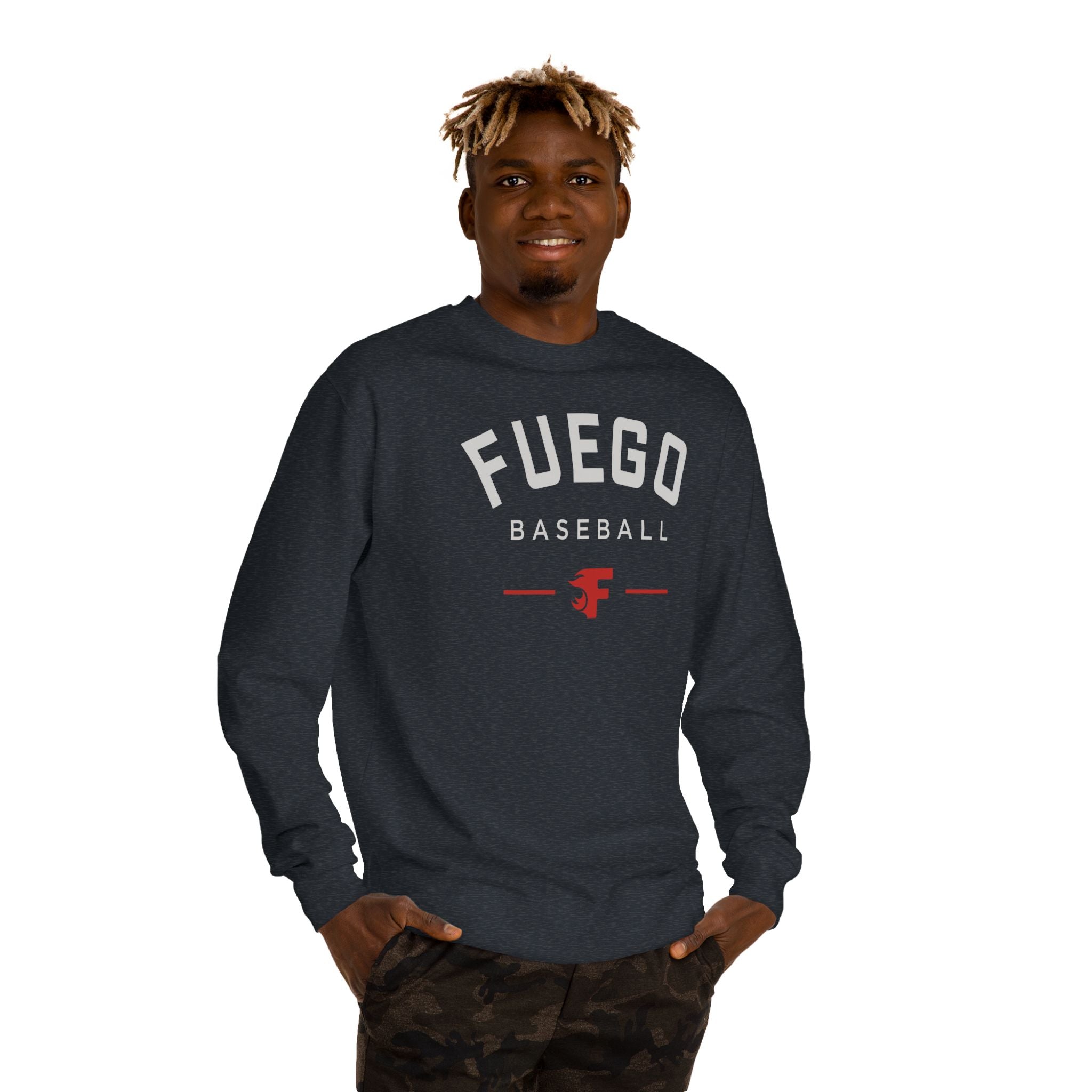 Adult: Fuego Baseball Crewneck Sweatshirt