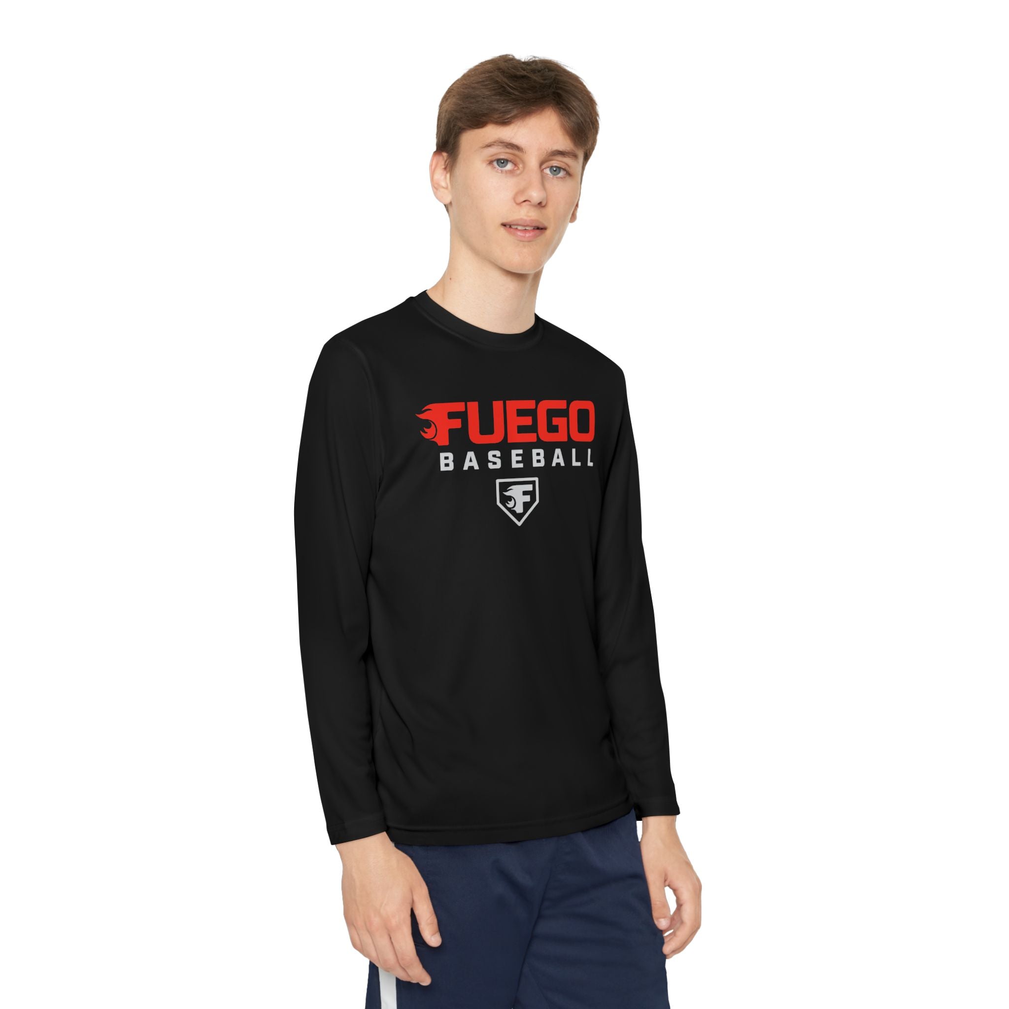 Youth: Fuego Baseball Long Sleeve Tech Tee
