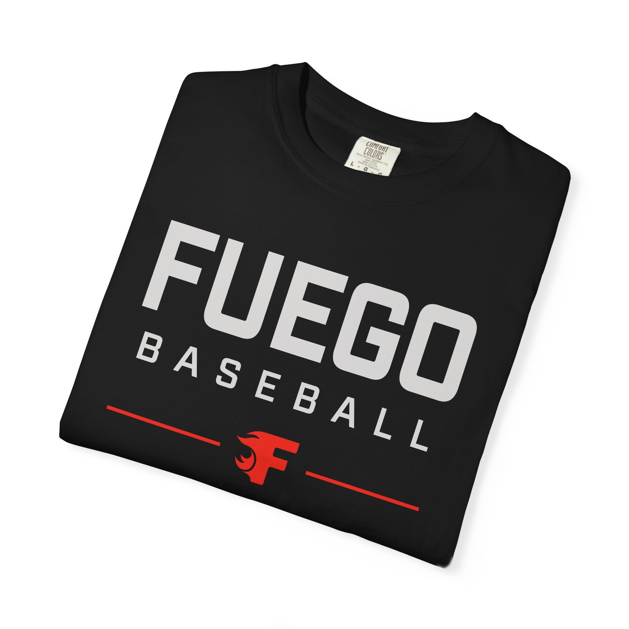 Adult: Unisex Fuego Baseball "Wordmark" Logo T-Shirt — Vintage Athletic Tee