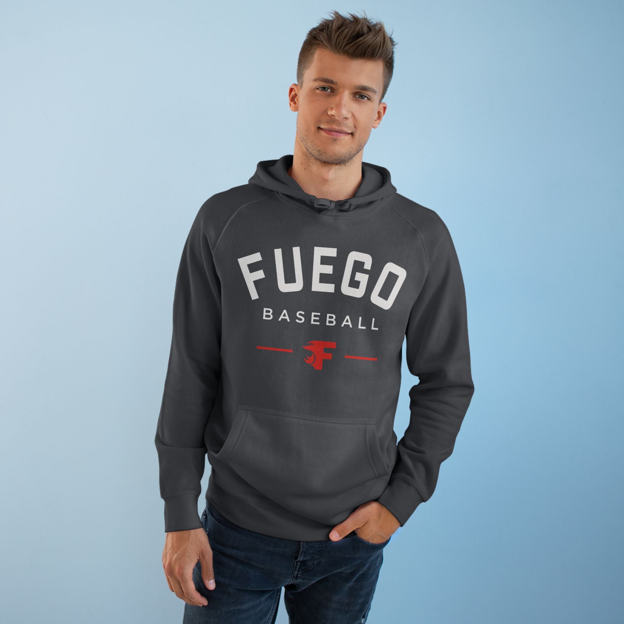 Fuego Baseball Hoodie – Classic Team Logo Pullover
