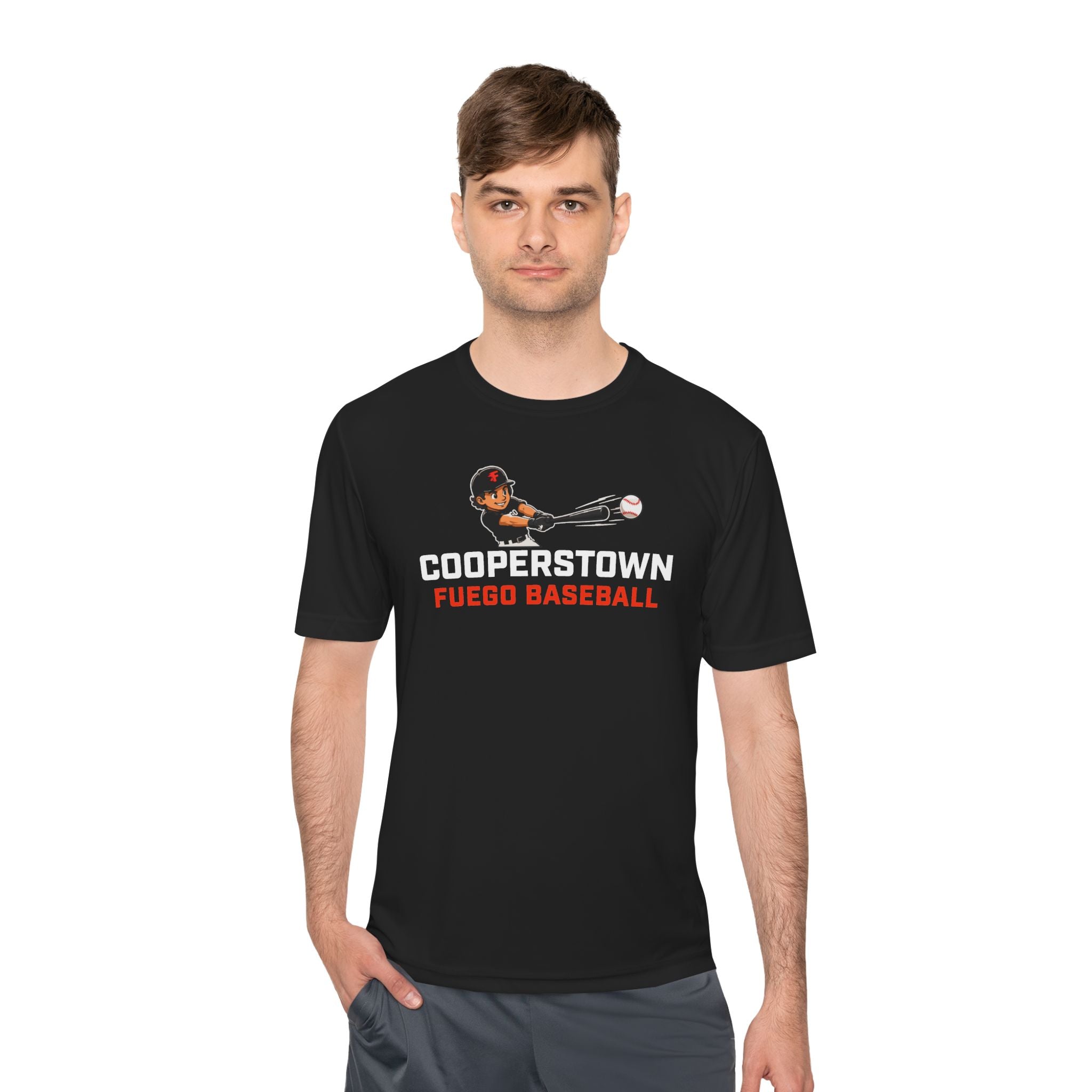 Adult: Fuego "Little Baller" Cooperstown Performance Tee (Dark)