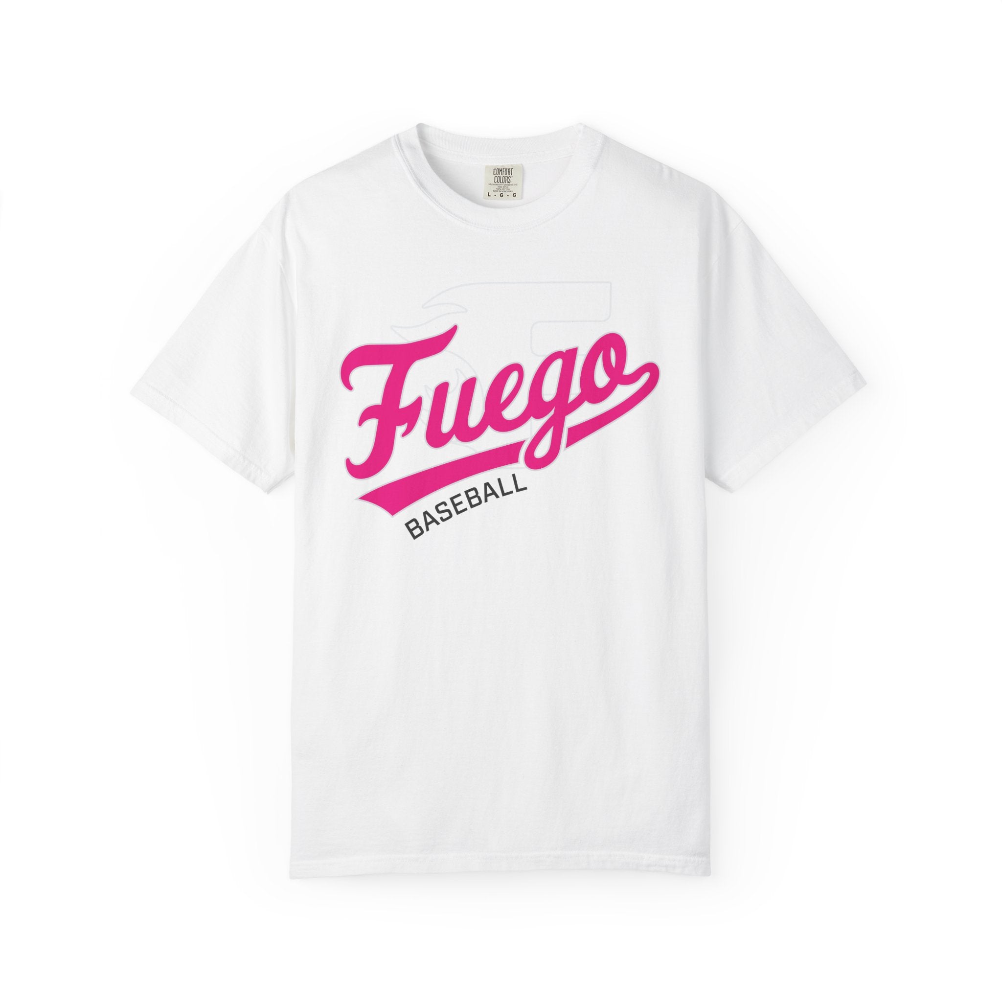 Adult: Think Pink - Fuego "Cursive" Logo - Vintage Athletic Tee
