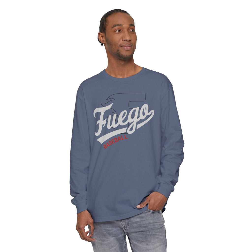 Adult: Fuego "Cursive" Logo - Long Sleeve Tee