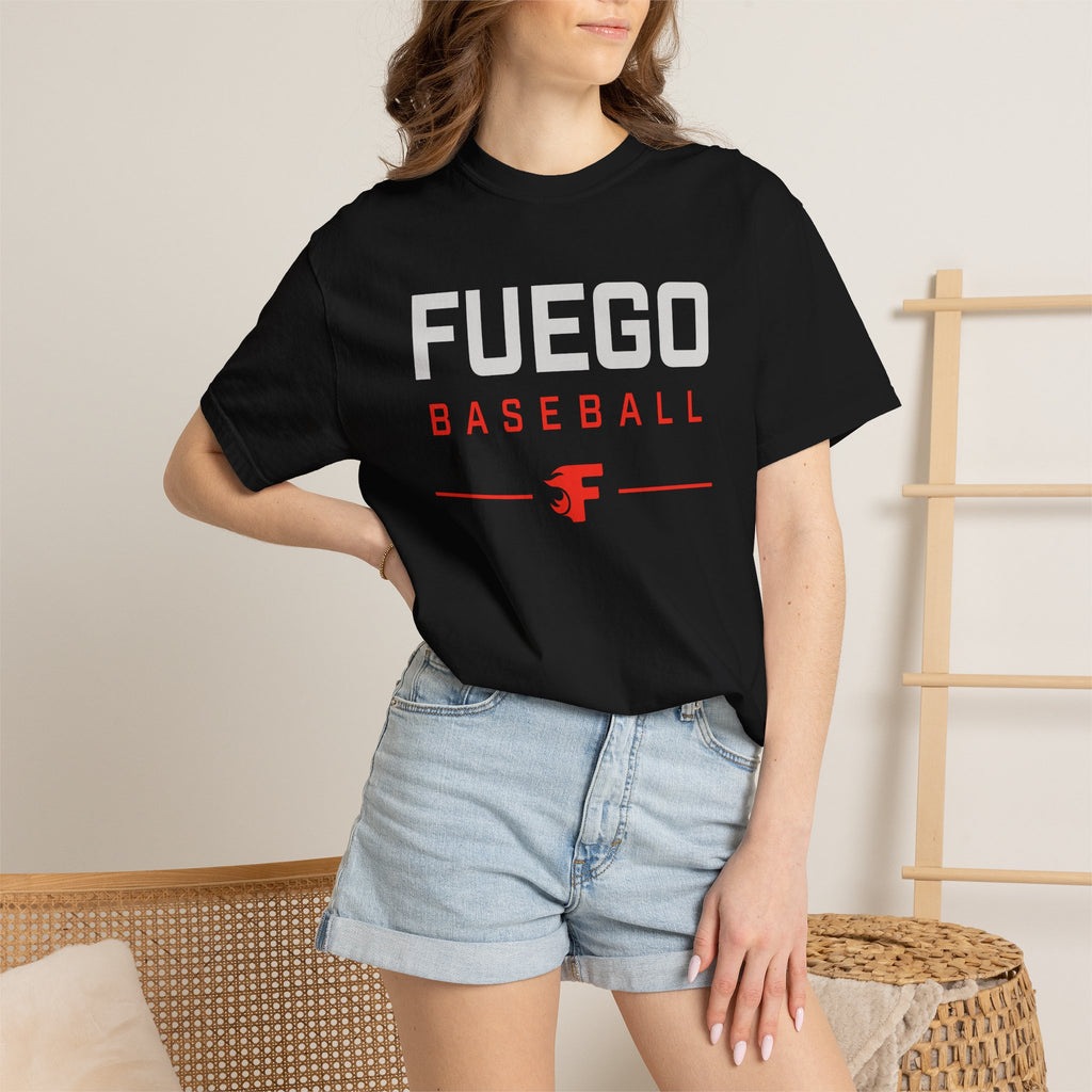 Unisex Fuego Baseball "Wordmark" Logo T-Shirt — Vintage Athletic Tee