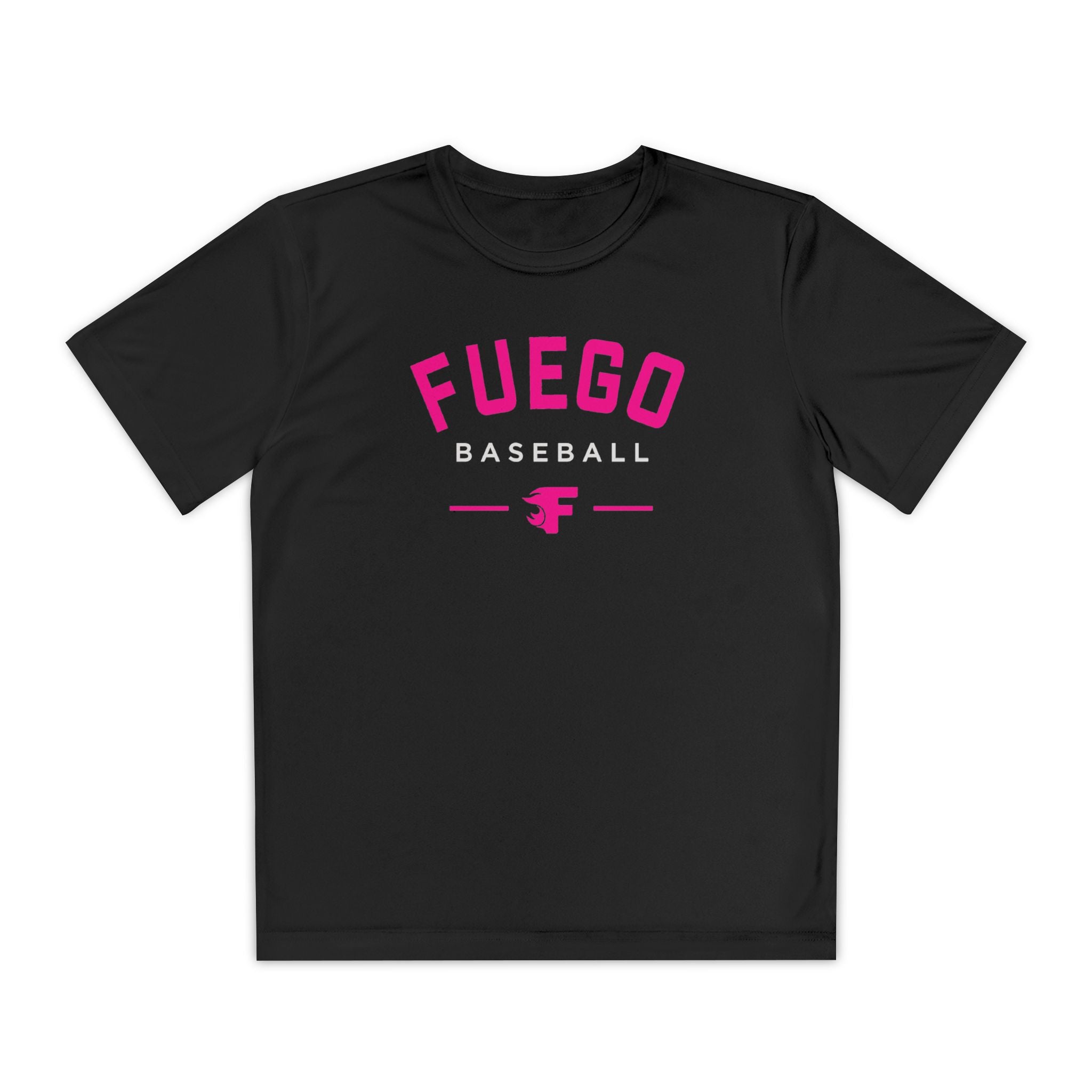 Youth: Think Pink - Fuego "Round" Logo - Performance Tee