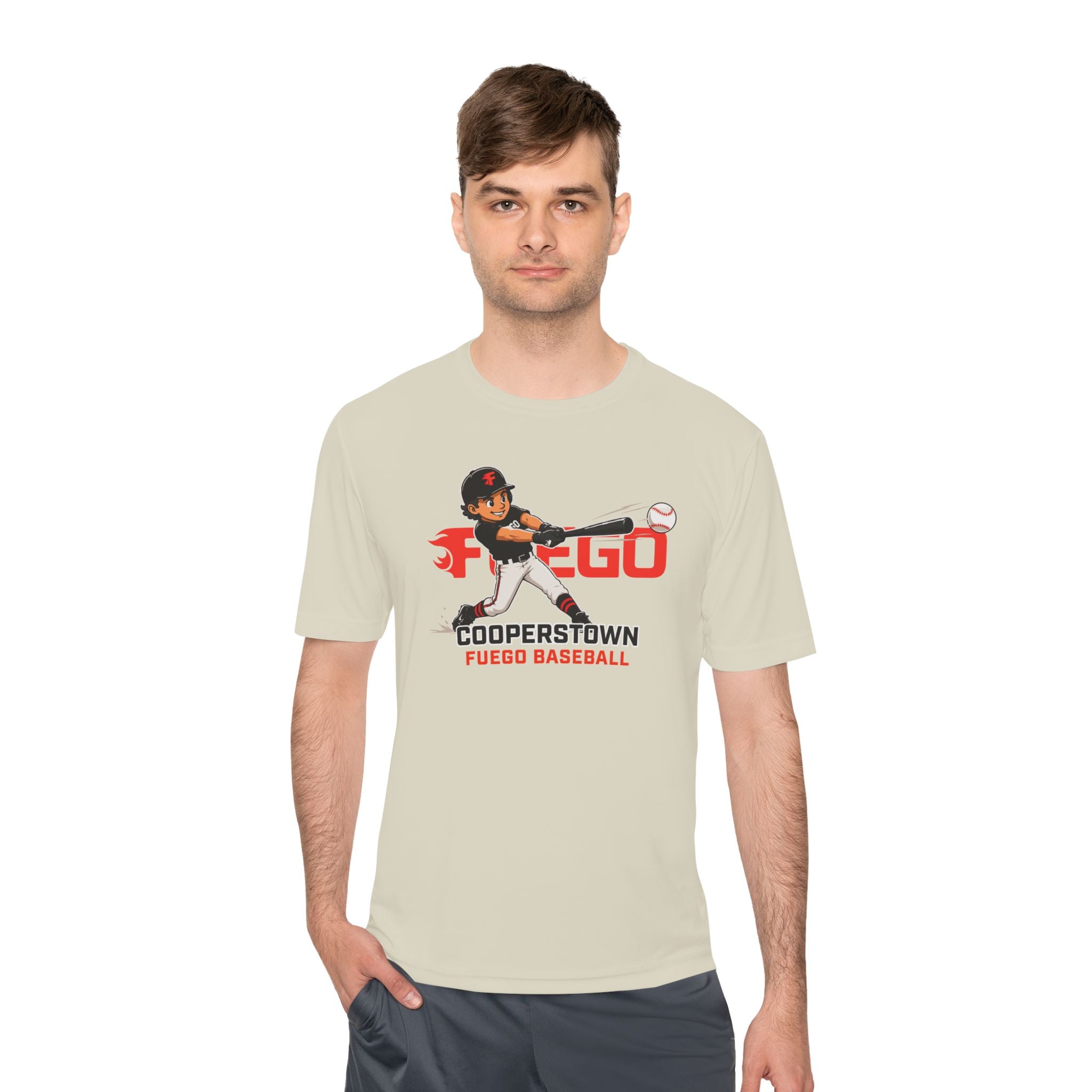 Adult: Fuego "Baller" Cooperstown Performance Tee (Light)