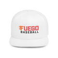 Snapback Hat — Fuego Baseball Flat Bill Snapback Cap