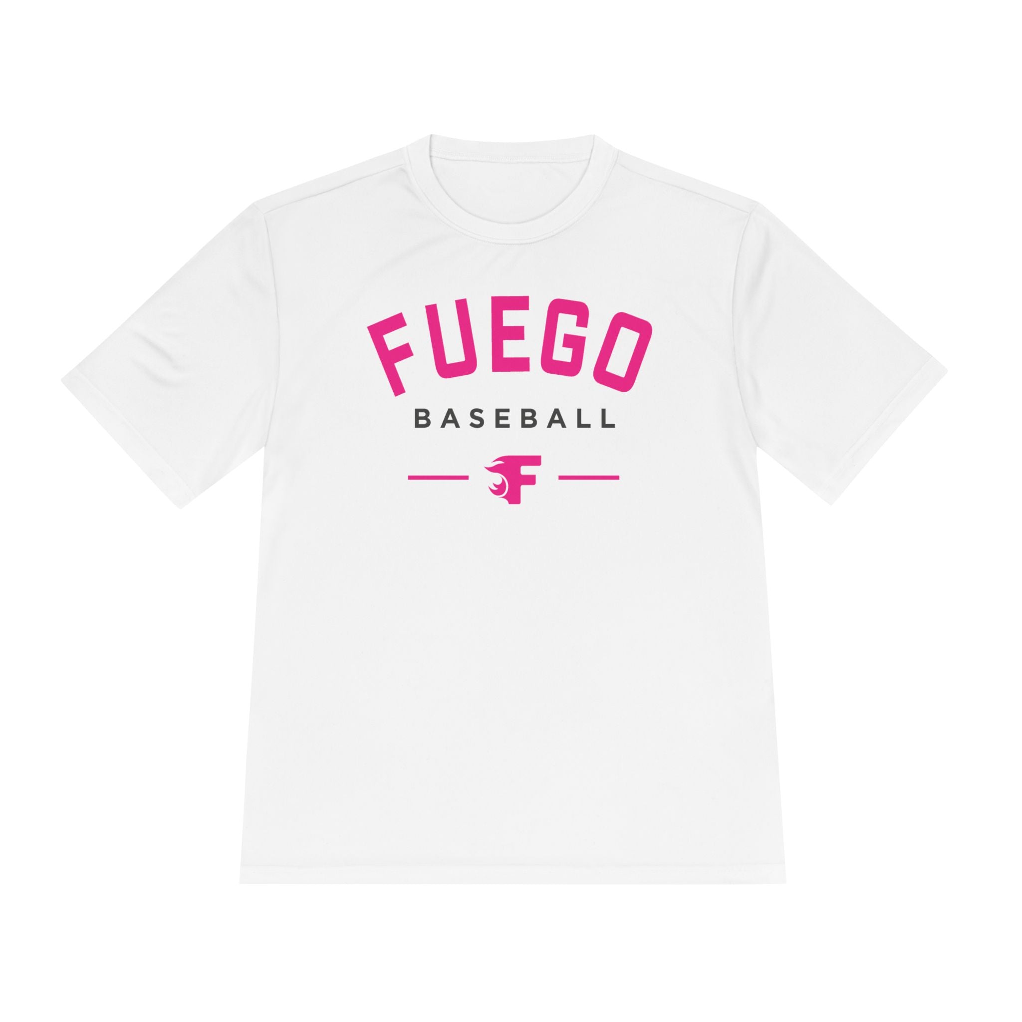 Adult: Think Pink - Fuego "Round" Logo - Performance Tee