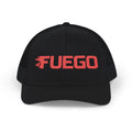 Fuego Orange Wordmark Trucker Cap — Snapback Hat