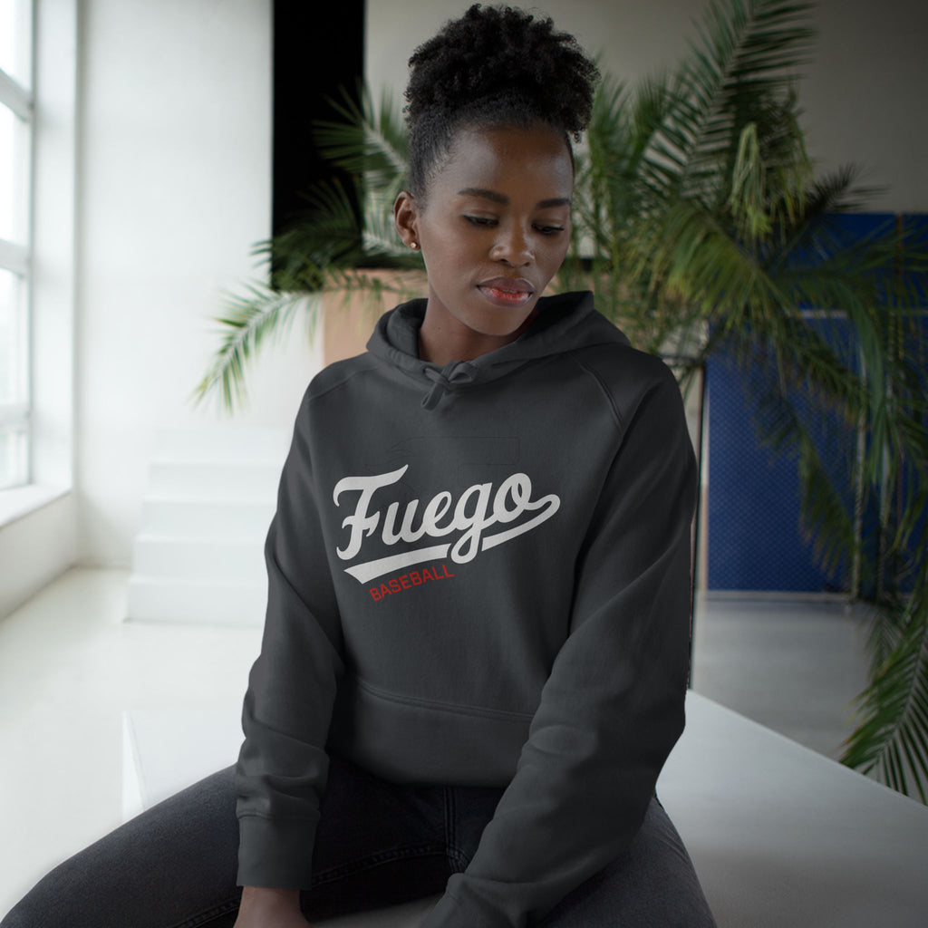 Adult: Fuego "Cursive" Logo Baseball Hoodie