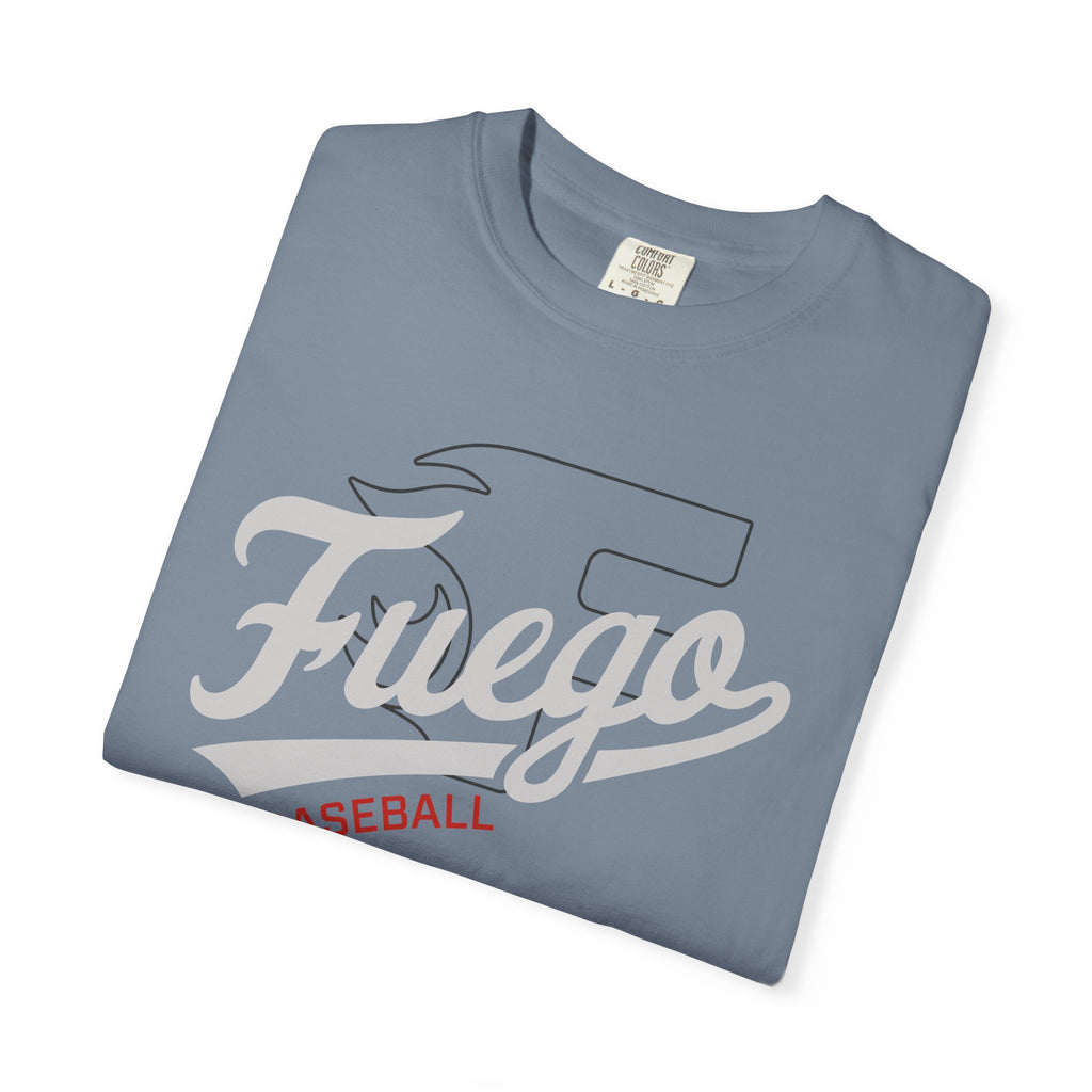 Unisex Fuego "Cursive Logo" Baseball T-Shirt — Vintage Athletic Tee