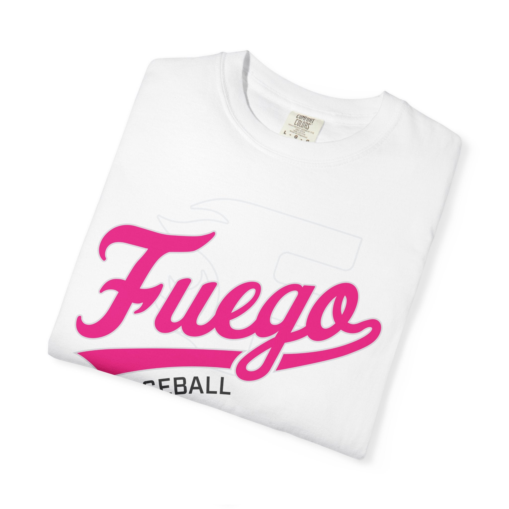 Adult: Think Pink - Fuego "Cursive" Logo - Vintage Athletic Tee
