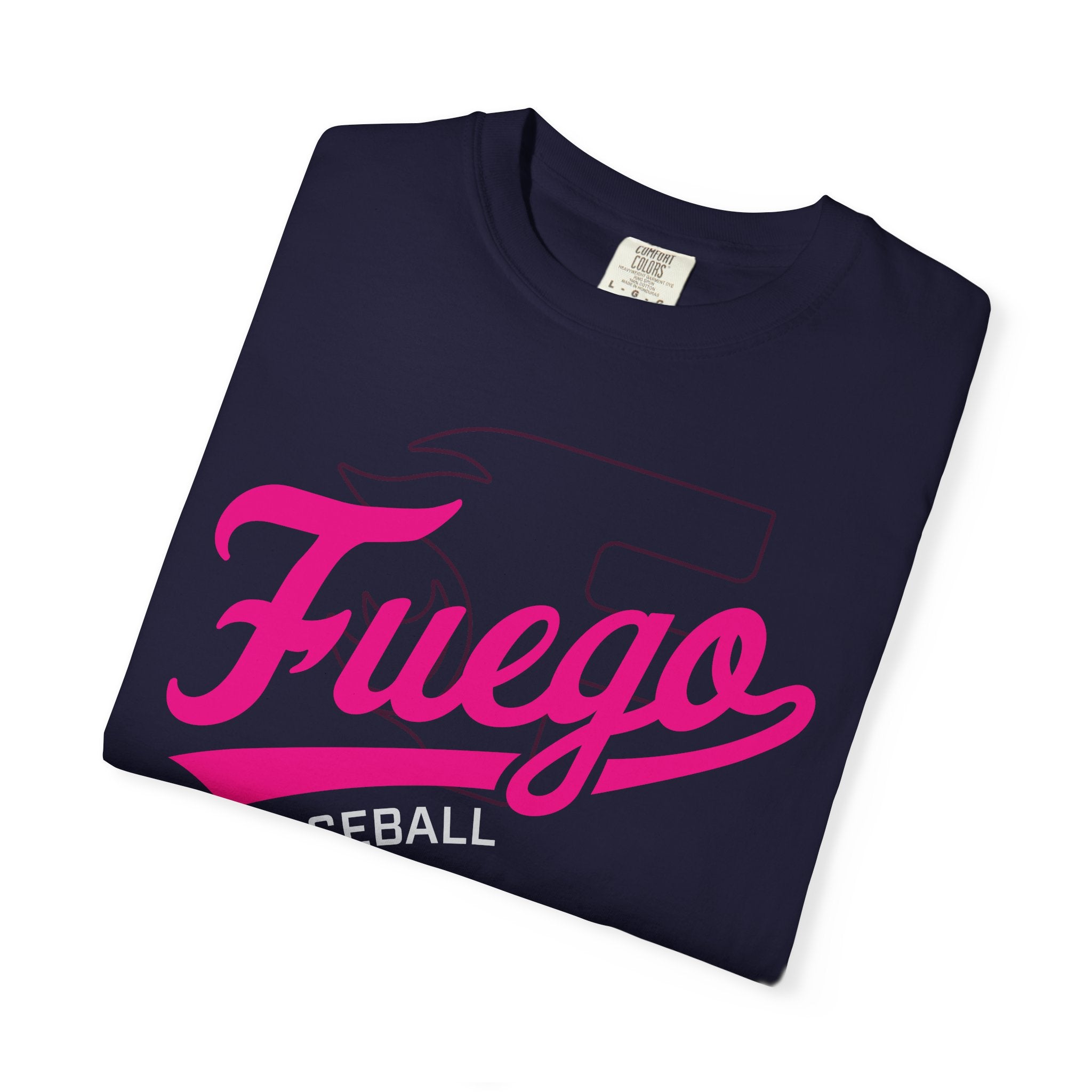 Adult: Think Pink - Fuego "Cursive" Logo - Vintage Athletic Tee