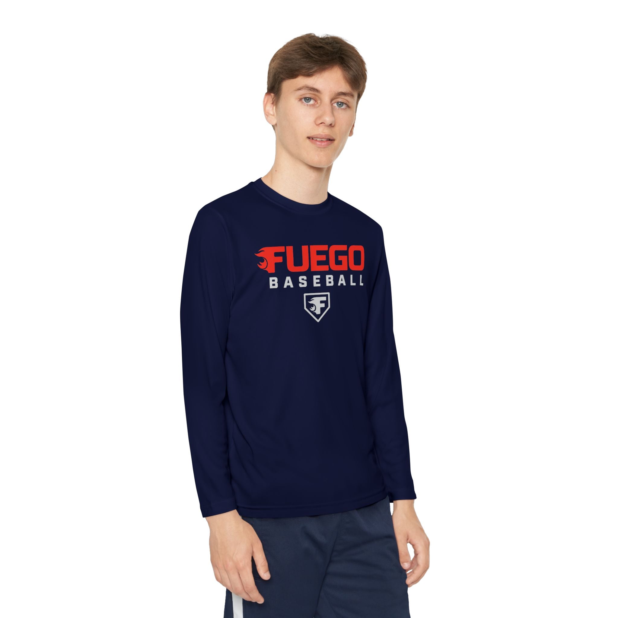 Youth: Fuego Baseball Long Sleeve Tech Tee