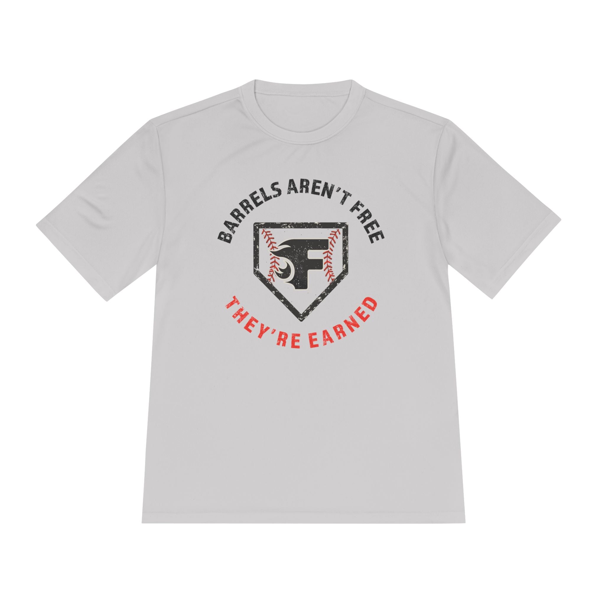 Adult: Barrels Aren't Free Performance Tee (Light)