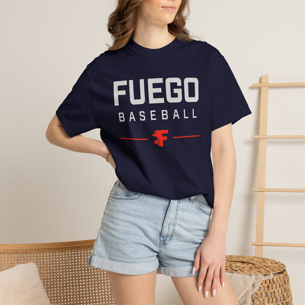 Adult: Unisex Fuego Baseball "Wordmark" Logo T-Shirt — Vintage Athletic Tee