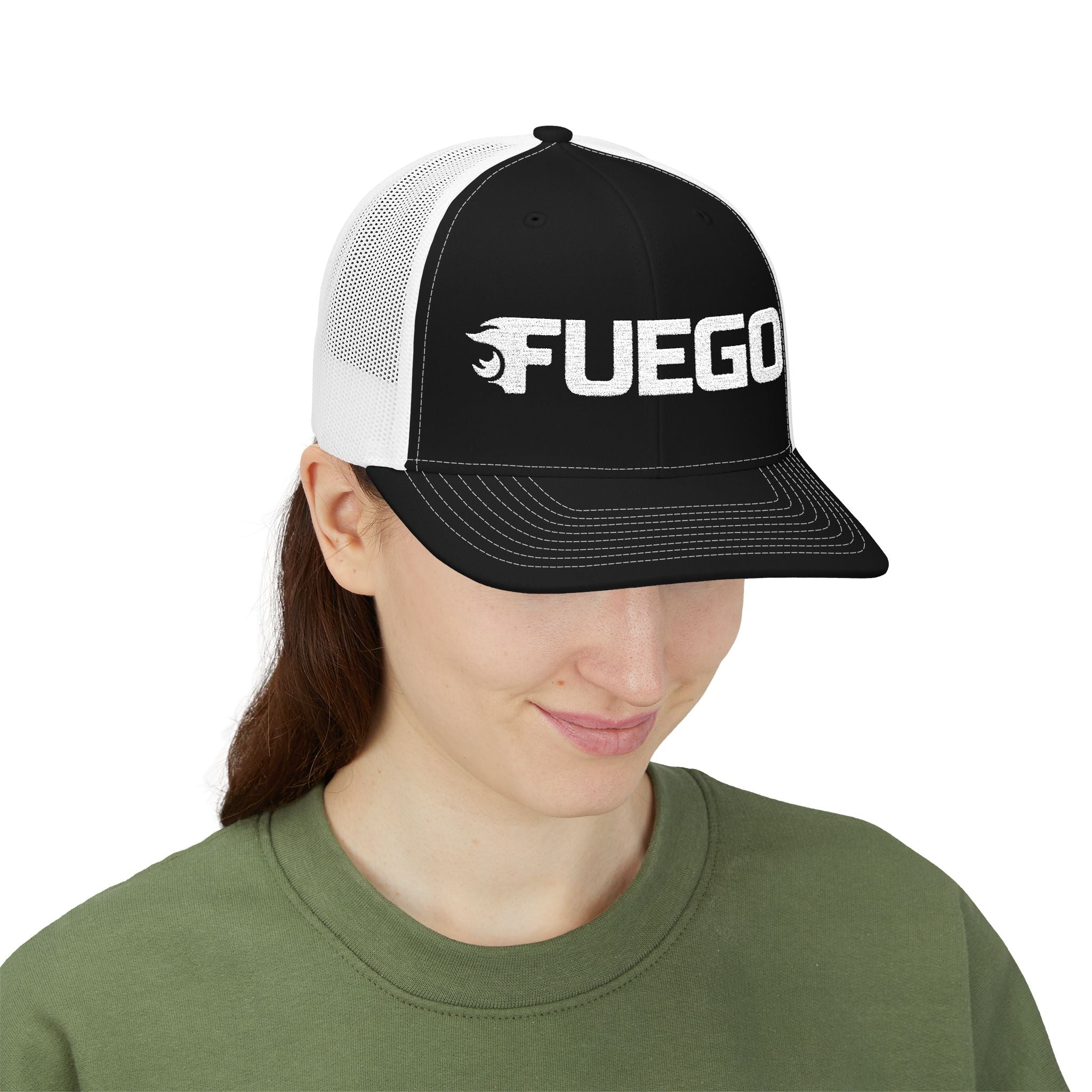 Fuego Wordmark Trucker Cap — Snapback Hat