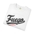 Adult: Unisex Fuego "Cursive Logo" Baseball T-Shirt — Vintage Athletic Tee