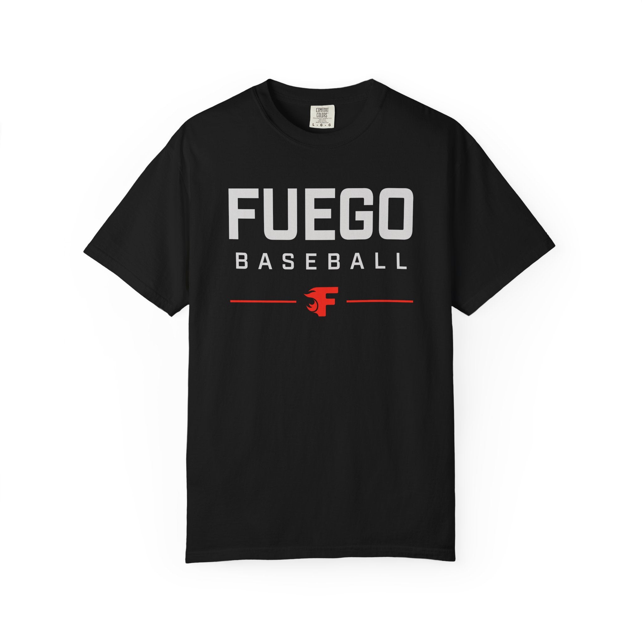 Adult: Unisex Fuego Baseball "Wordmark" Logo T-Shirt — Vintage Athletic Tee