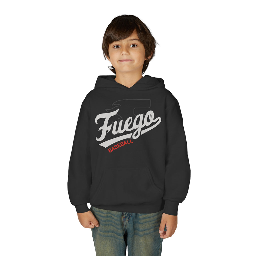 Youth Hoodie — Fuego "Cursive" Logo