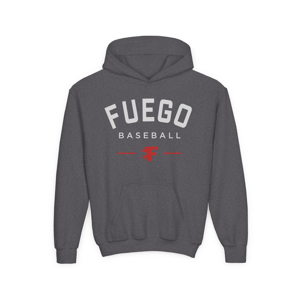 Youth Hoodie — Fuego "Round Wordmark" Logo
