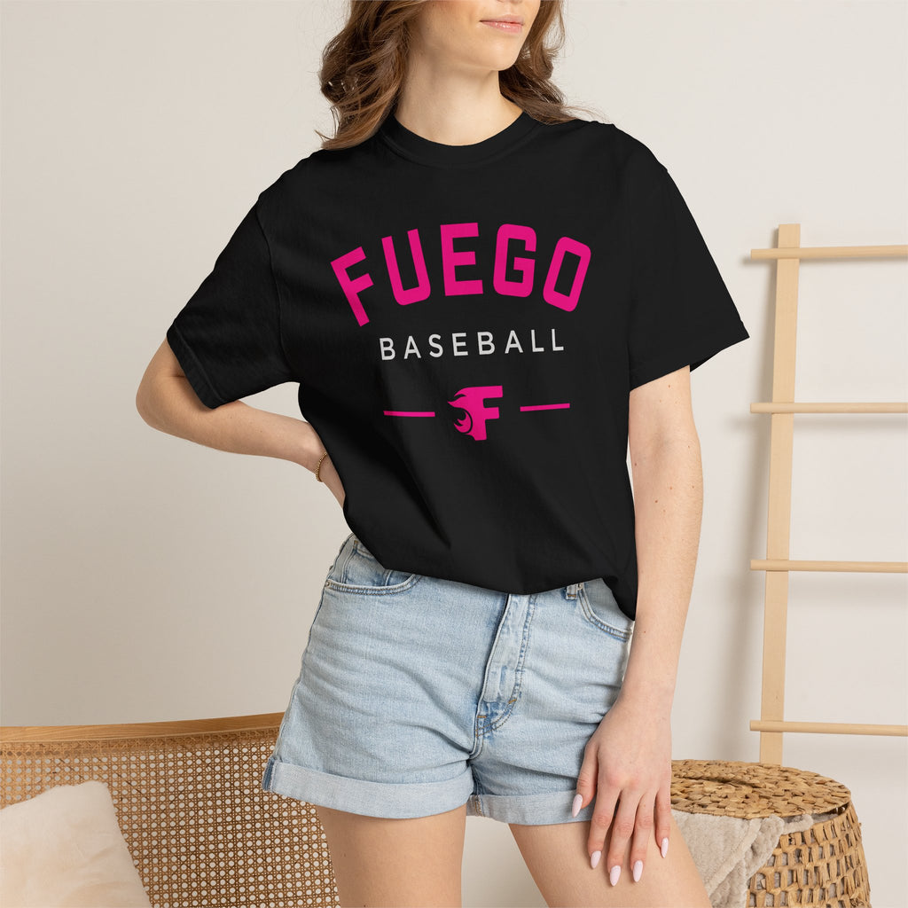 Adult: Think Pink - Fuego "Round" Logo — Vintage Athletic Tee