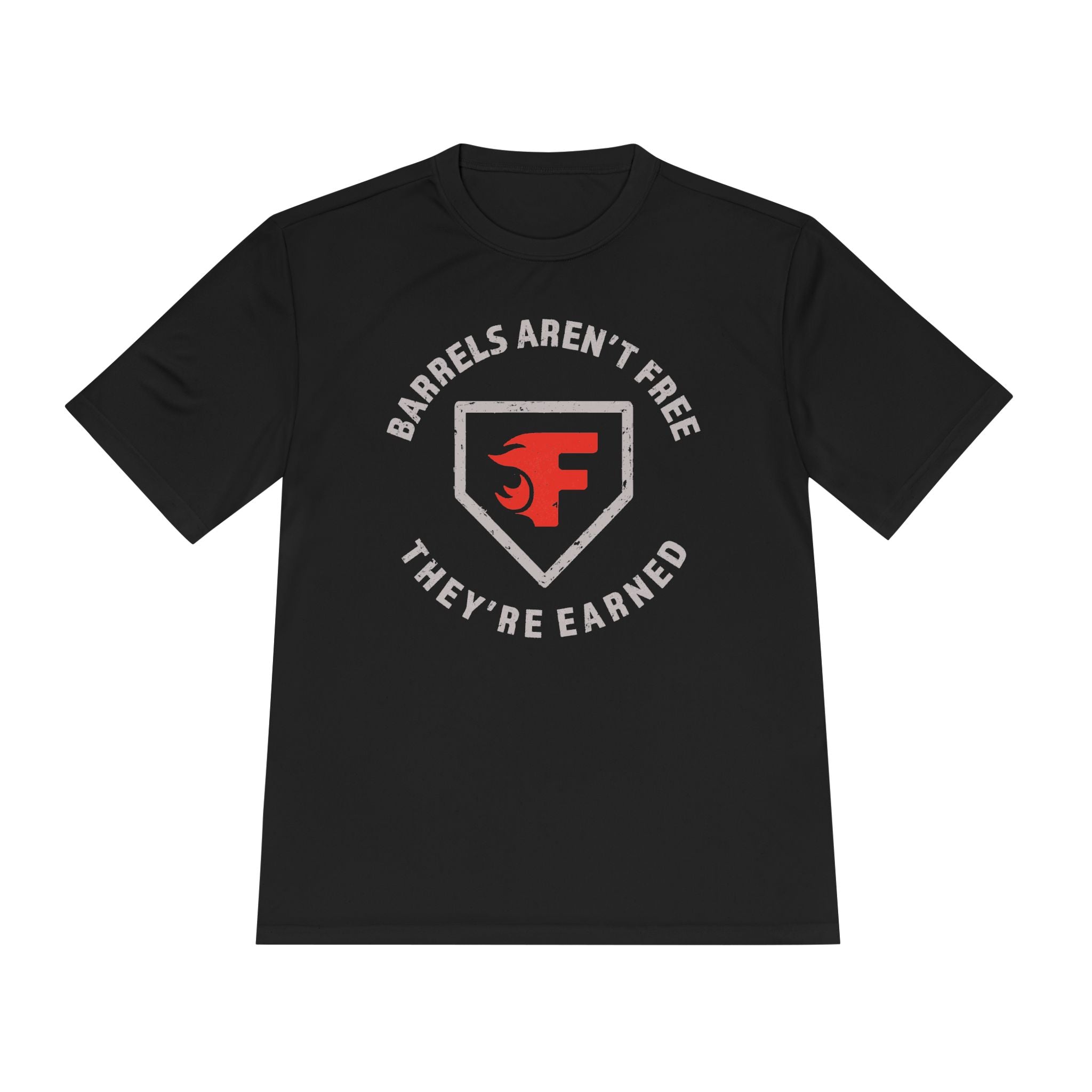 Adult: Barrels Aren't Free Performance Tee (Dark)
