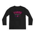 Youth: Think Pink - Fuego "Round" Logo - Long Sleeve Tech Tee