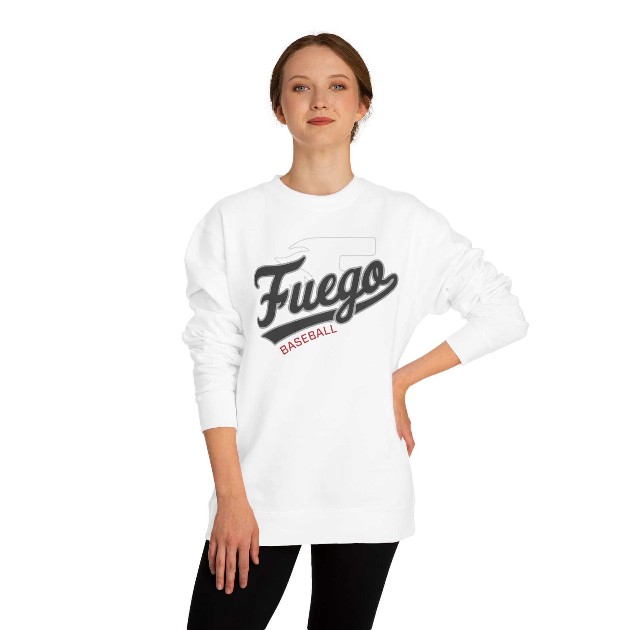 Adult: Fuego "Cursive" Logo Crewneck Sweatshirt
