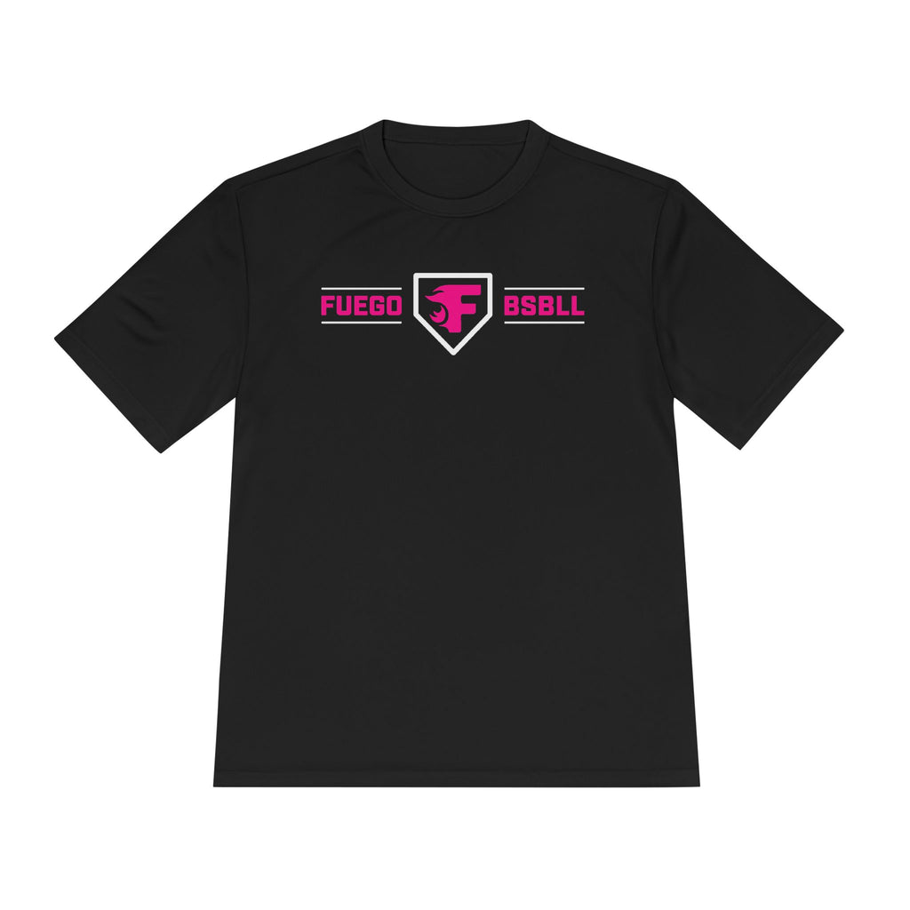 Adult: Think Pink - Fuego Baseball and Home Plate - Performance Tee