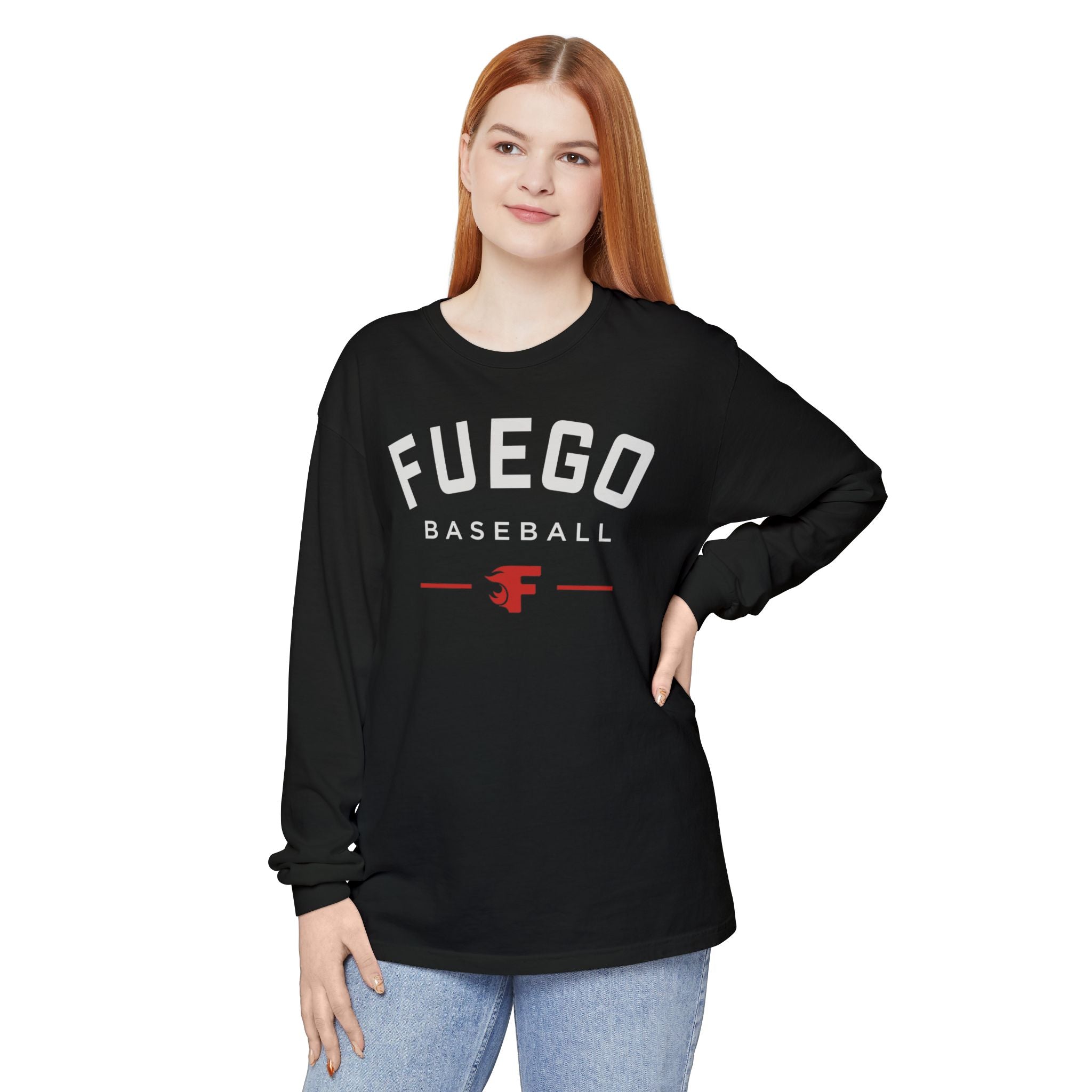 Adult: Fuego Baseball Long Sleeve Tee