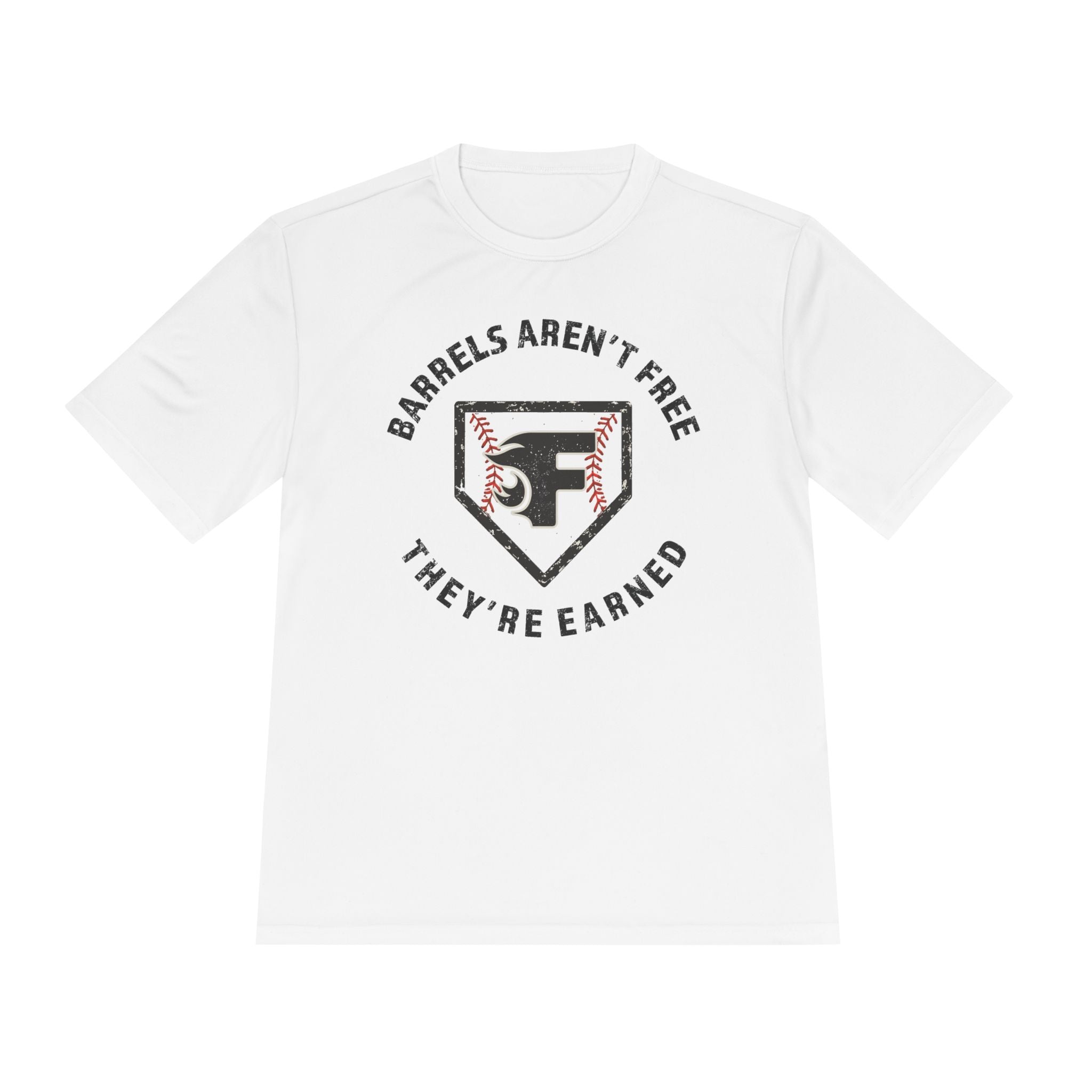 Adult: Barrels Aren't Free Performance Tee (Light)