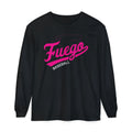 Adult: Think Pink - Fuego Cursive Logo - Long Sleeve Tee