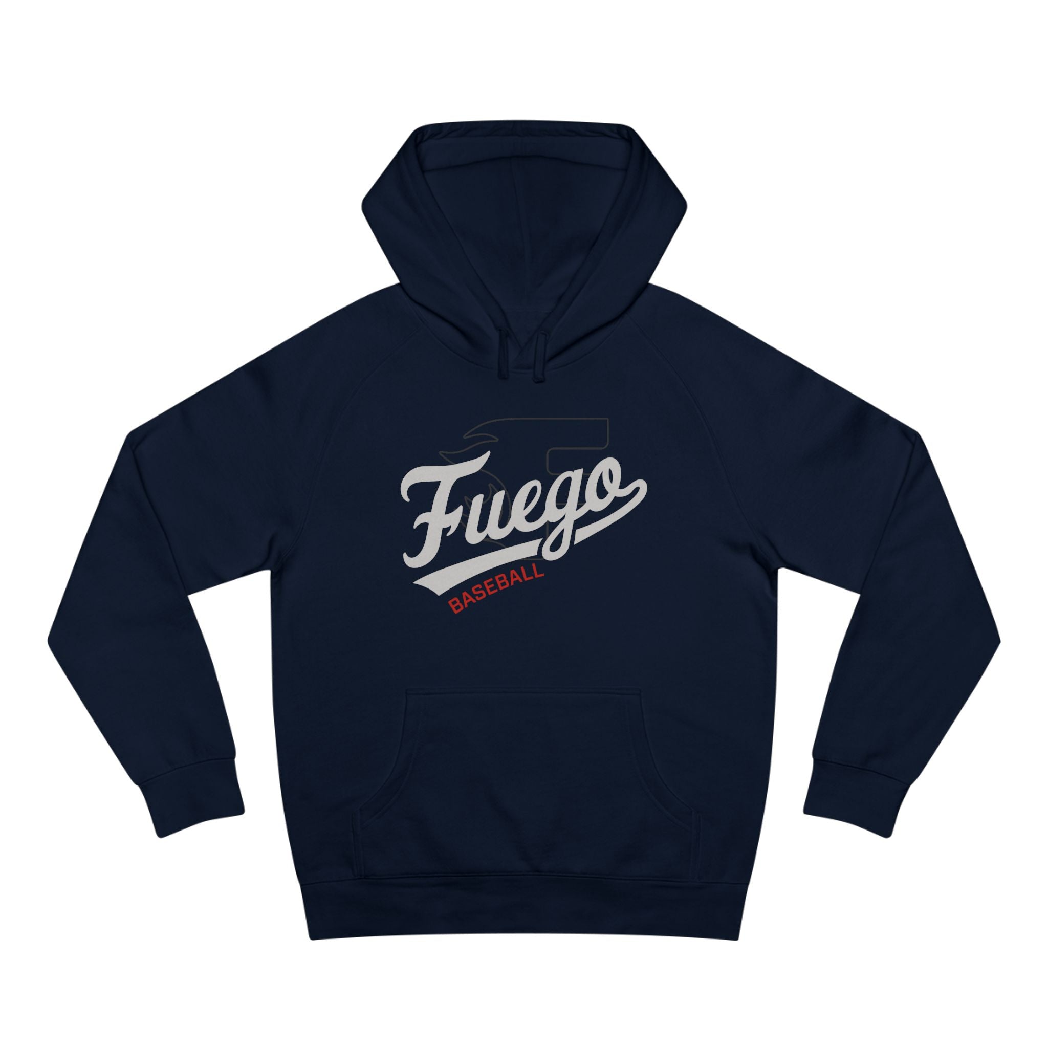 Fuego "Cursive" Logo Baseball Hoodie