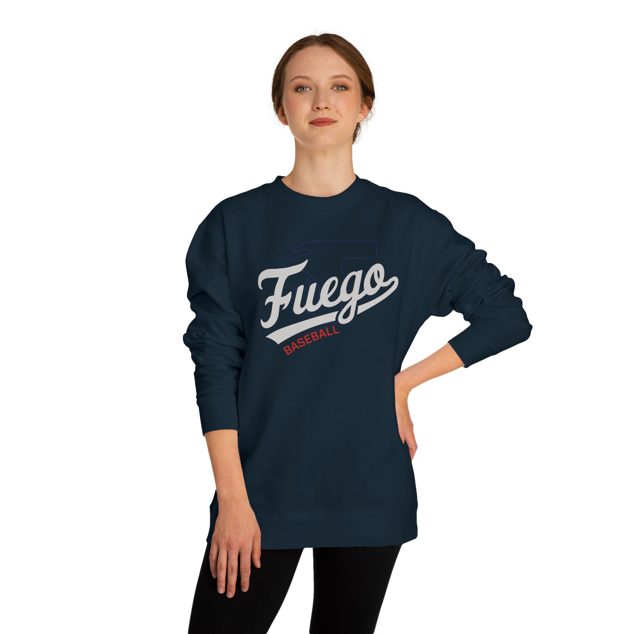 Adult: Fuego "Cursive" Logo Crewneck Sweatshirt