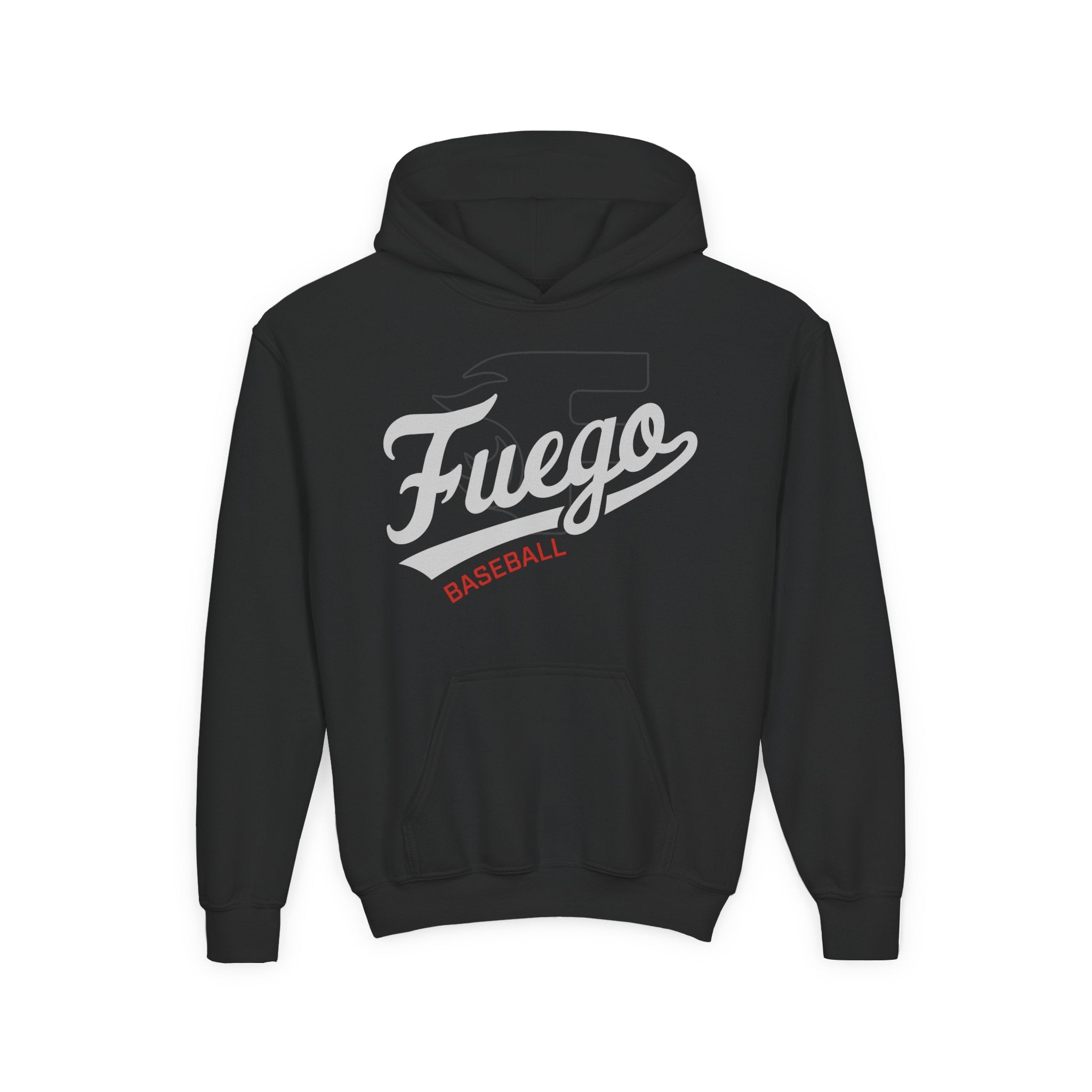 Youth Hoodie — Fuego "Cursive" Logo