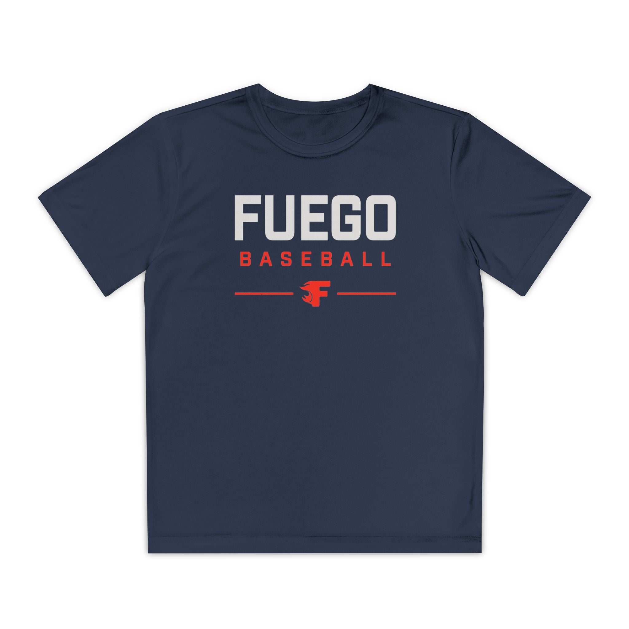 Youth: Fuego "Wordmark" Logo Performance Tee (Dark)