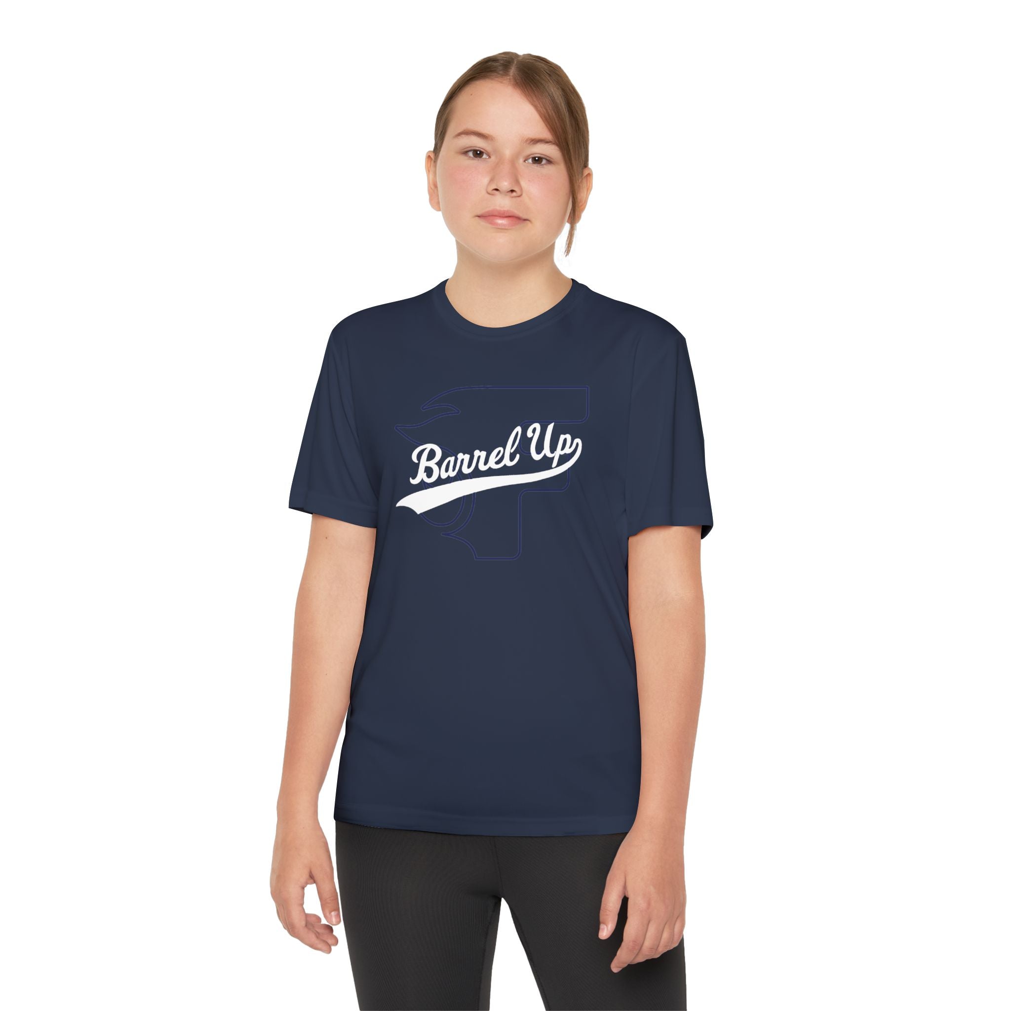 Youth: Barrel Up Performance Tee (Dark)